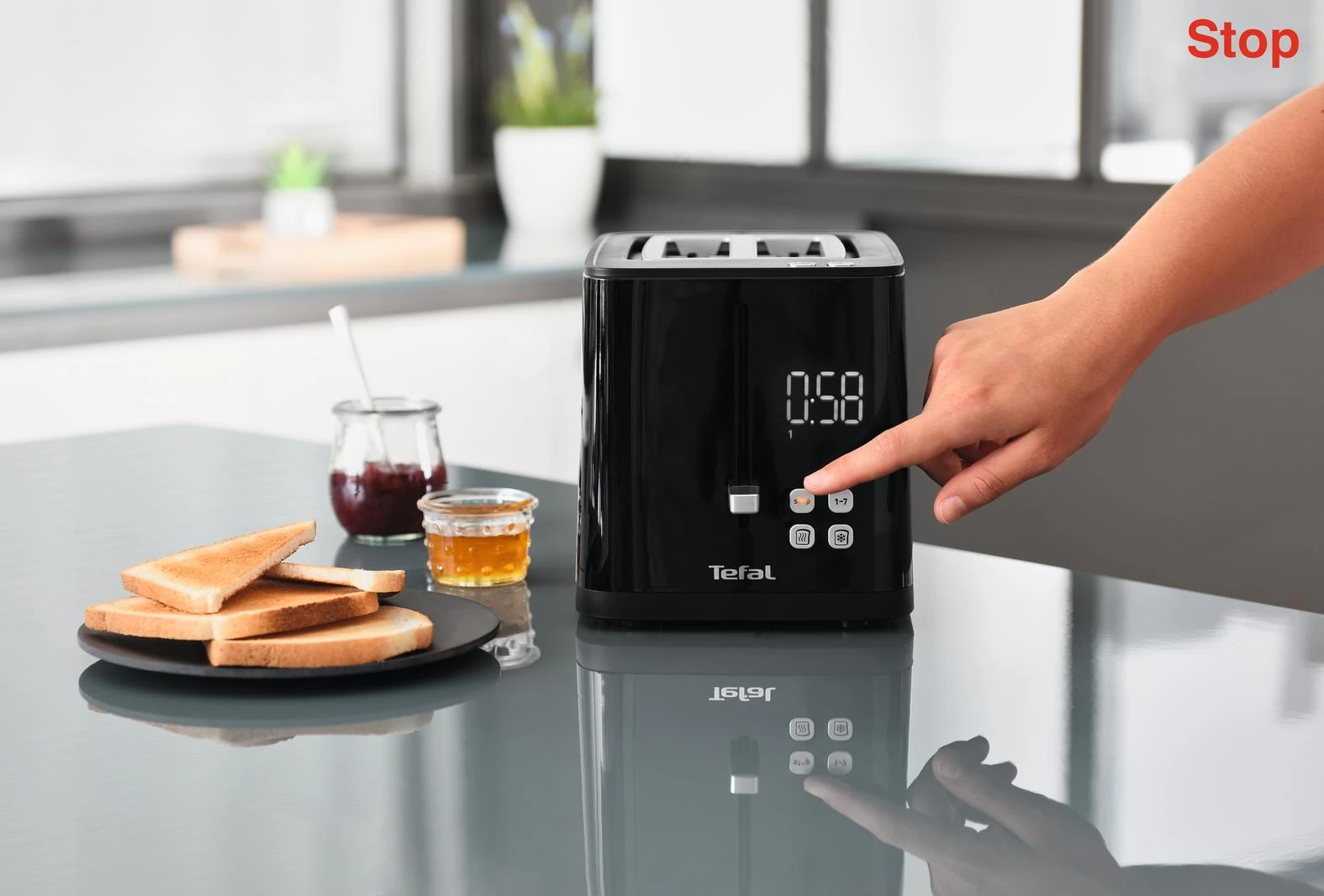 Tefal TT640810 skrudintuvas 2 griežinėliai Juoda 850 W