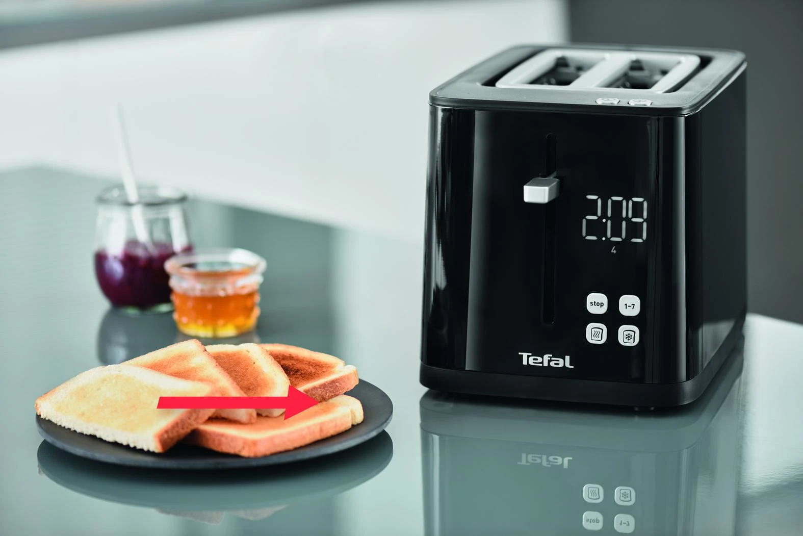 Tefal TT640810 skrudintuvas 2 griežinėliai Juoda 850 W
