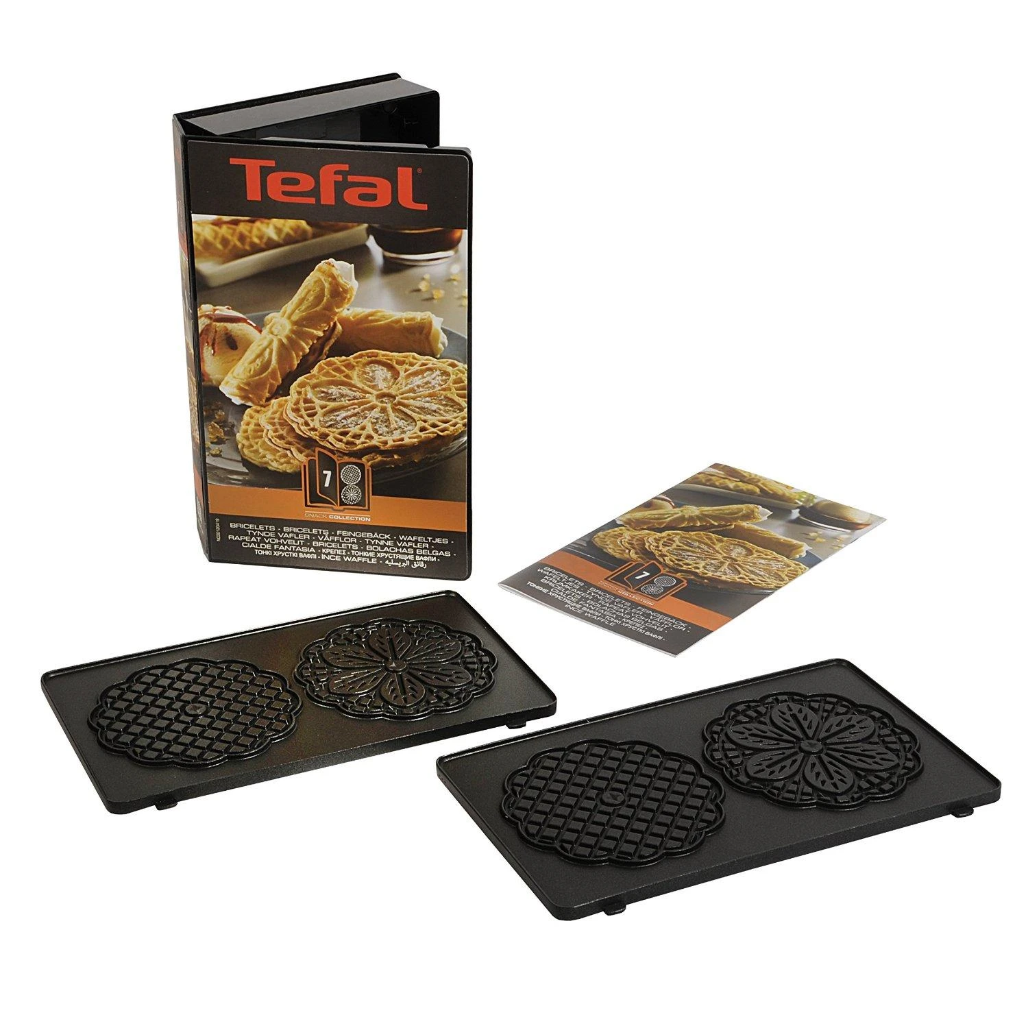 Keptuvo plokštelės Tefal XA800712 (Nr.7 vaflių ritinėliai)
