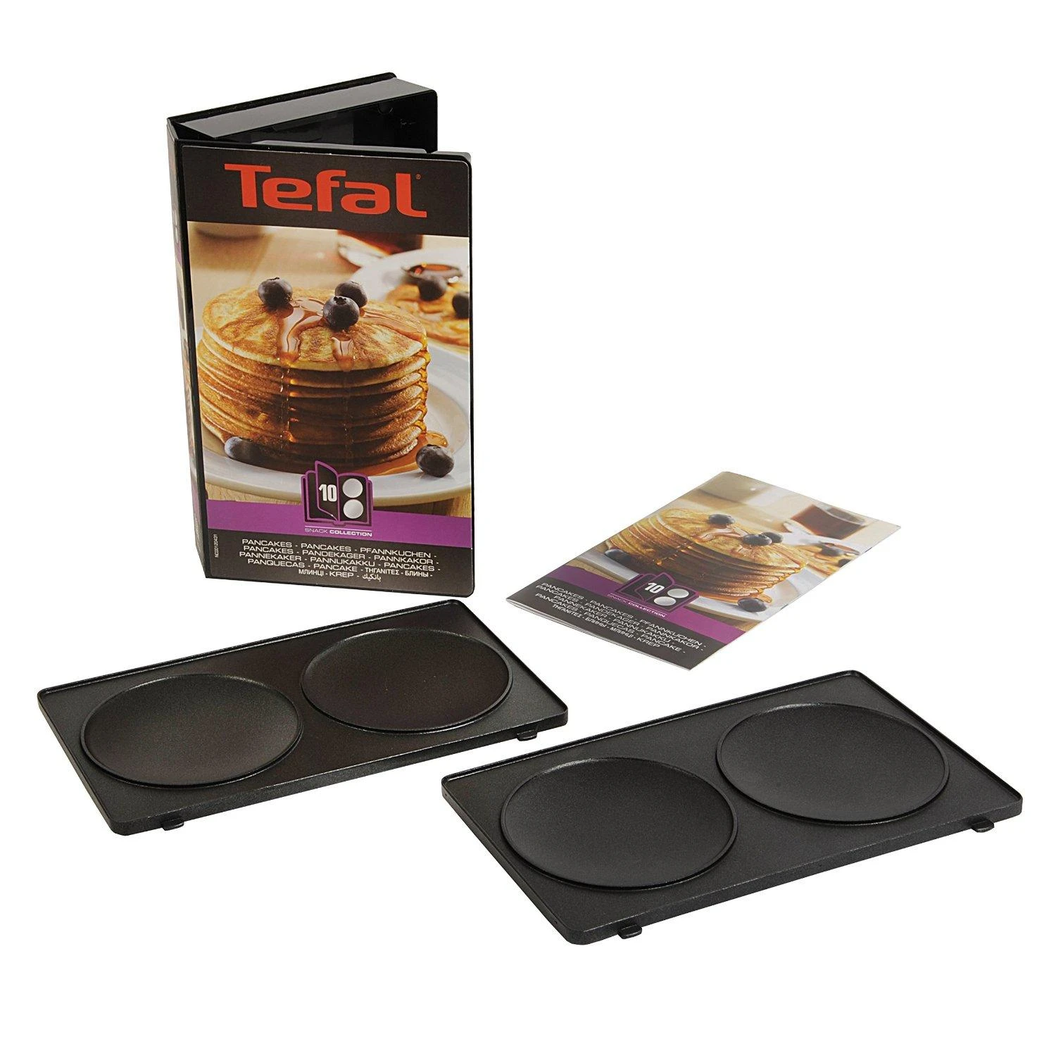 TEFAL XA801012 Blynų lėkštės SW852 Sumuštinių keptuvėms | TEFAL | XA801012 | Juodas