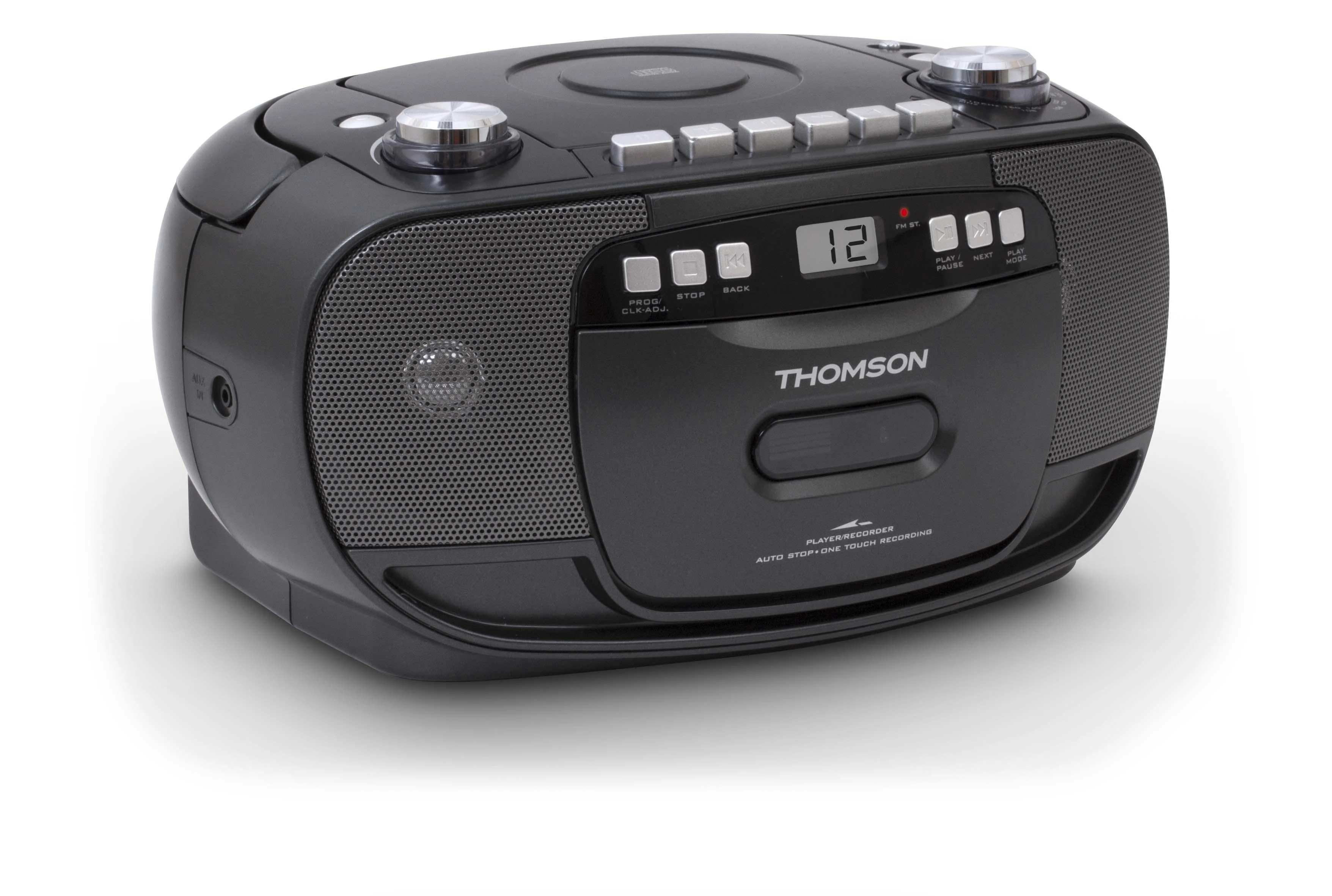 Thomson RK200CD nešiojamoji stereo sistema Analoginis 2,4 W Juoda