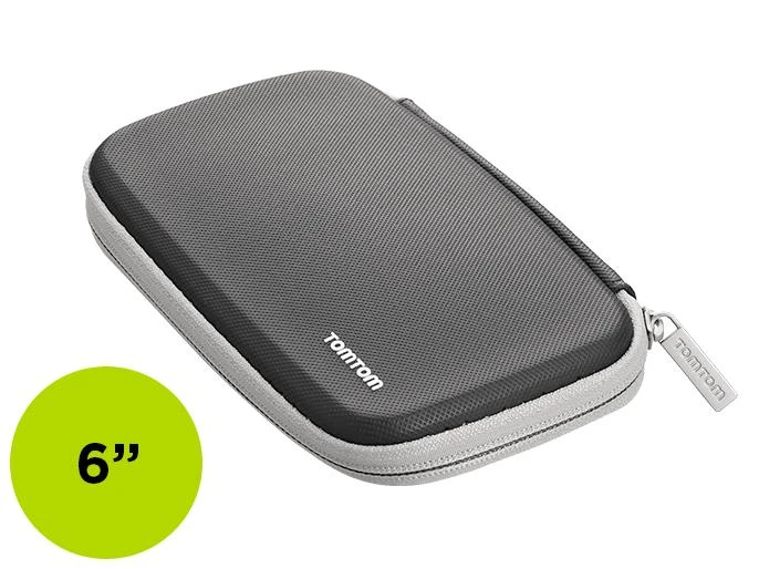 Senti TomTom 9UUA.001.64 navigatoriaus dėklas 15,2 cm (6") Įmautė Juoda, Pilka