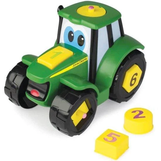 Tomy JOHN DEERE traktorius su kaladėlėmis Johnny, 46654