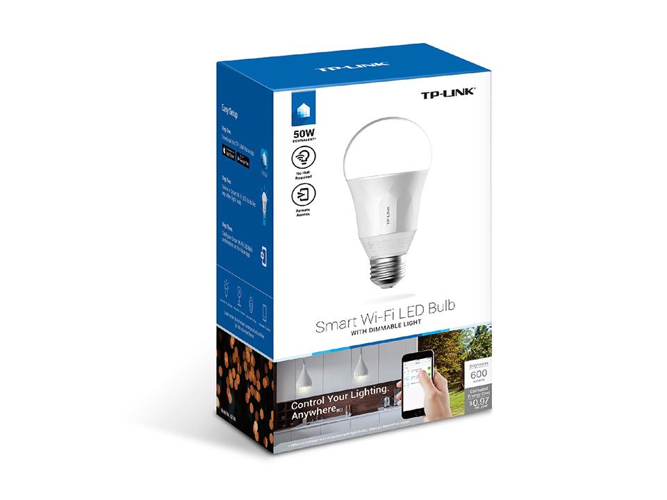 TP-LINK išmani Wi-Fi LED lemputė LB100, E27 7W 600LM