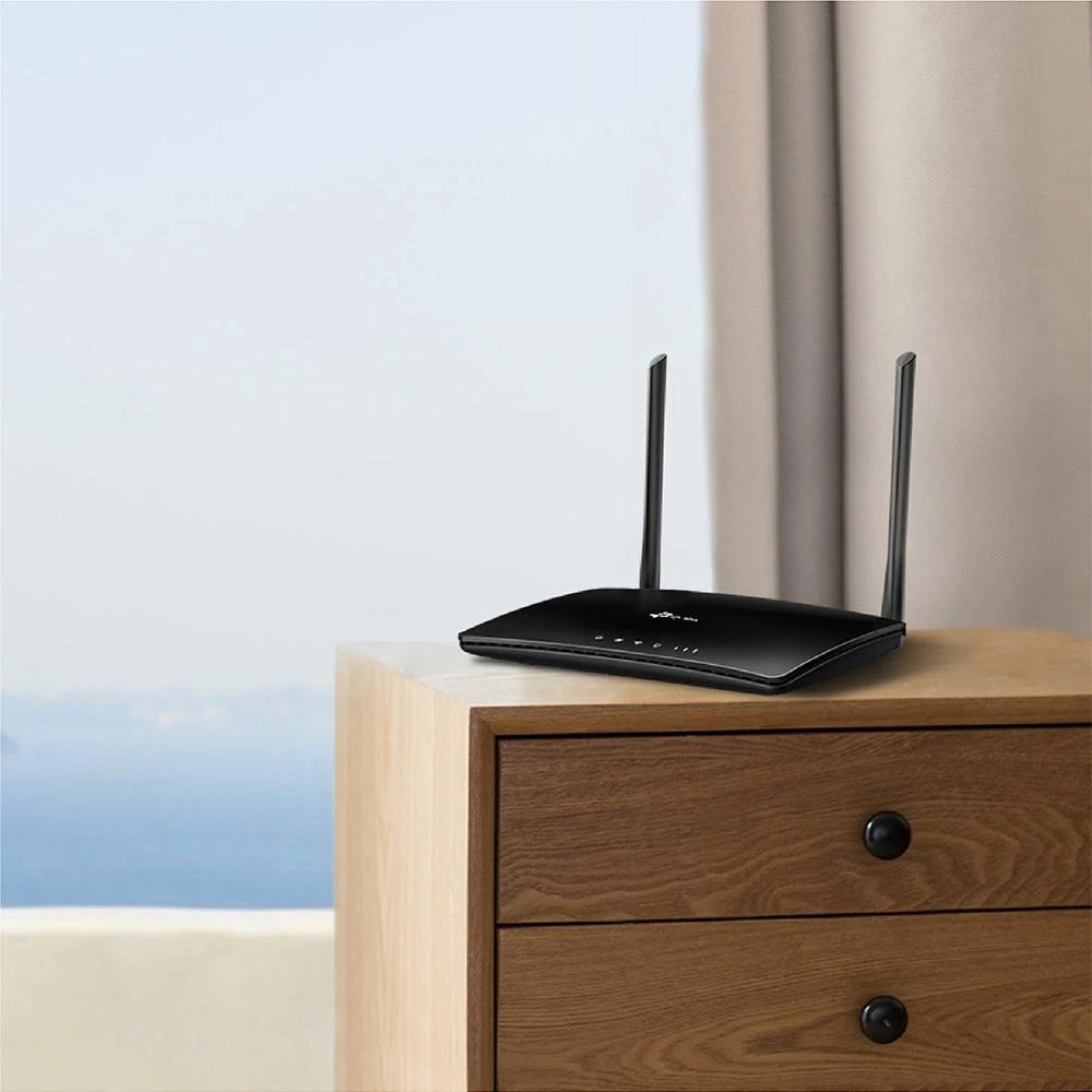 TP-LINK TL-MR6400 V4 belaidis maršrutizatorius Viena juosta (2,4 GHz) Greitas eternetas 3G 4G Juoda