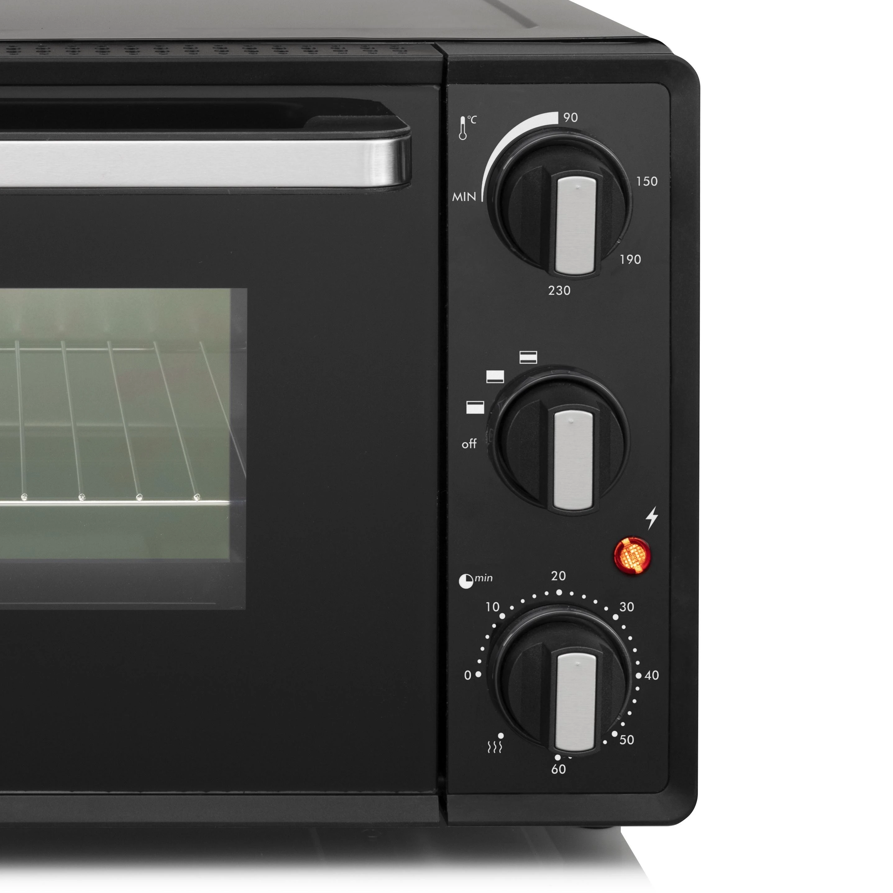 Elektrinė krosnelė Tristar Mini orkaitė OV-3620 19 L, Free standing, Juodas, 1300 W