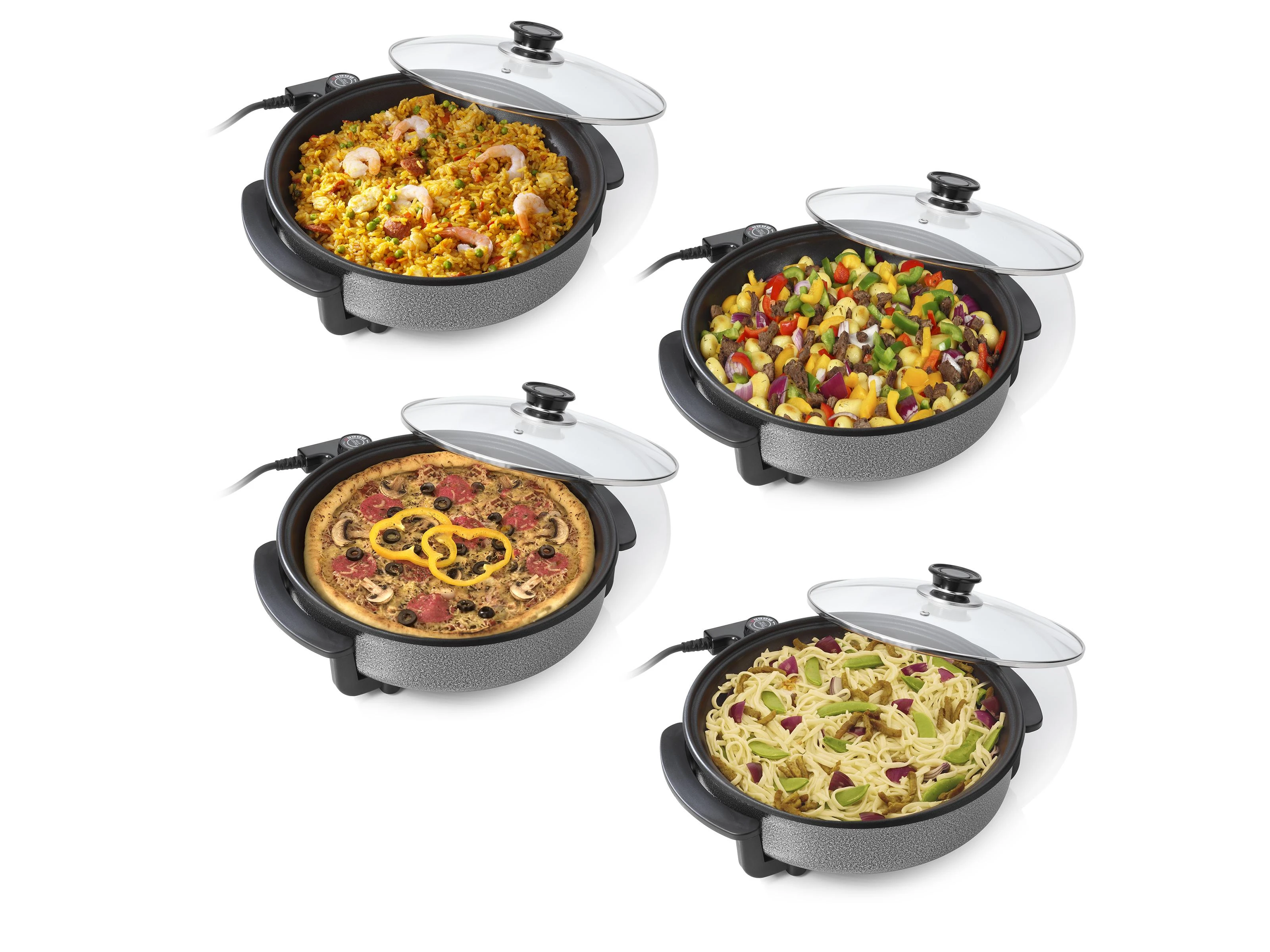 Tristar | Multifunctional grill pan | PZ-2963 | Grilis | Fixed handle | Juodas