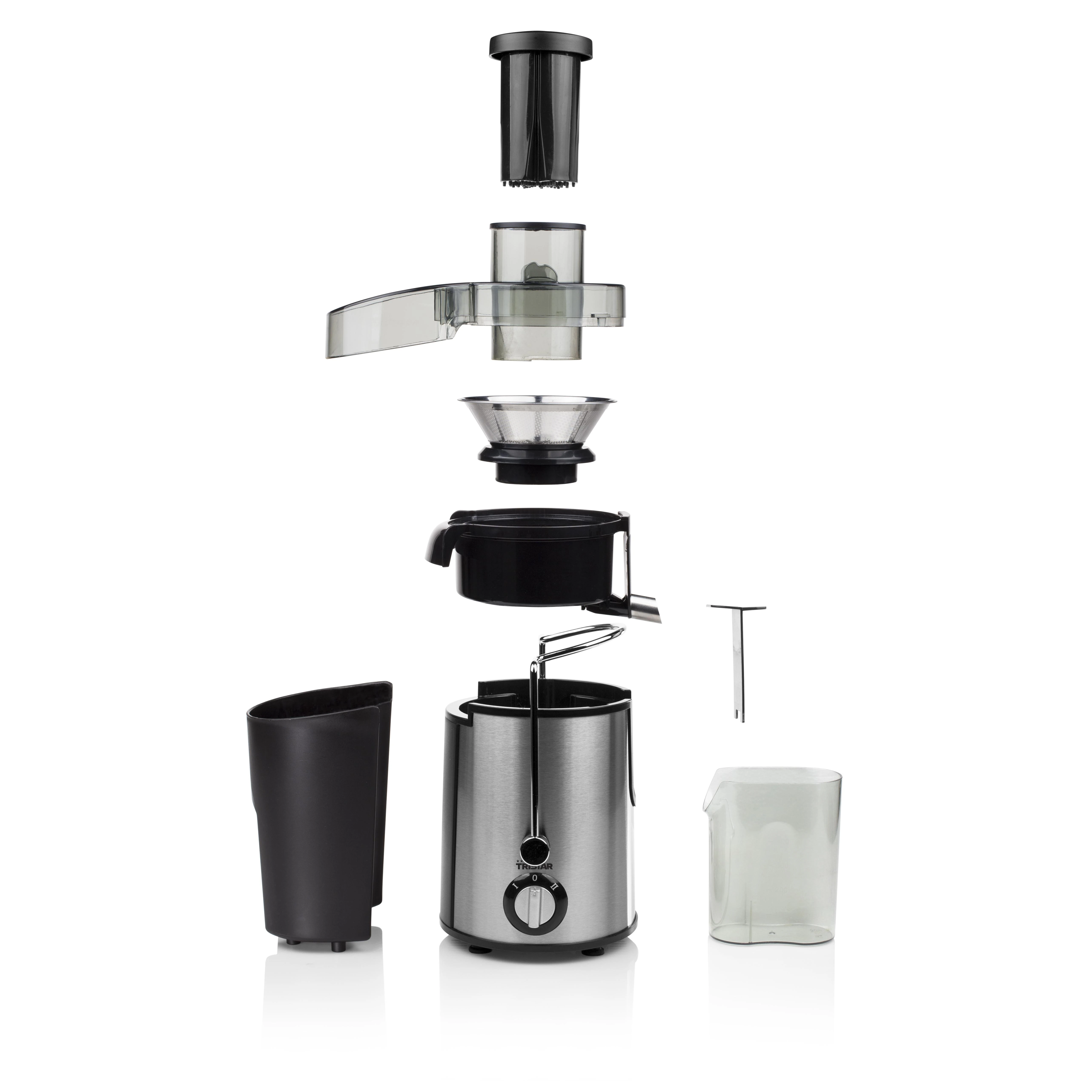 Sulčiaspaudė Juicer | Tristar | SC-2284 | Type Centrifugal juicer | Juodas/Nerūdijantis plienas | 400 W | Greičių skaičius 2