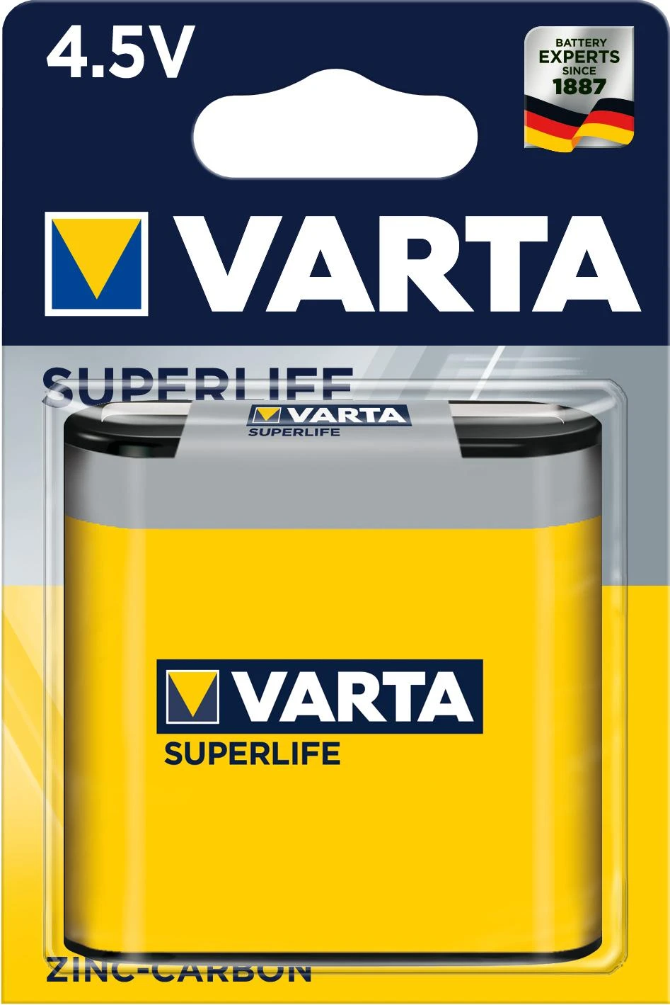 Varta Super Heavy Duty 4.5V 3R12 baterija, 1 vnt.