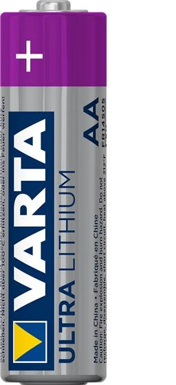 Varta Ultra Lithium AA elementas iš arti