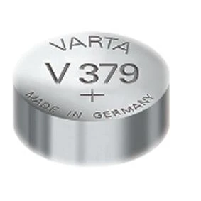 Varta V379 sidabro oksido baterija iš viršaus