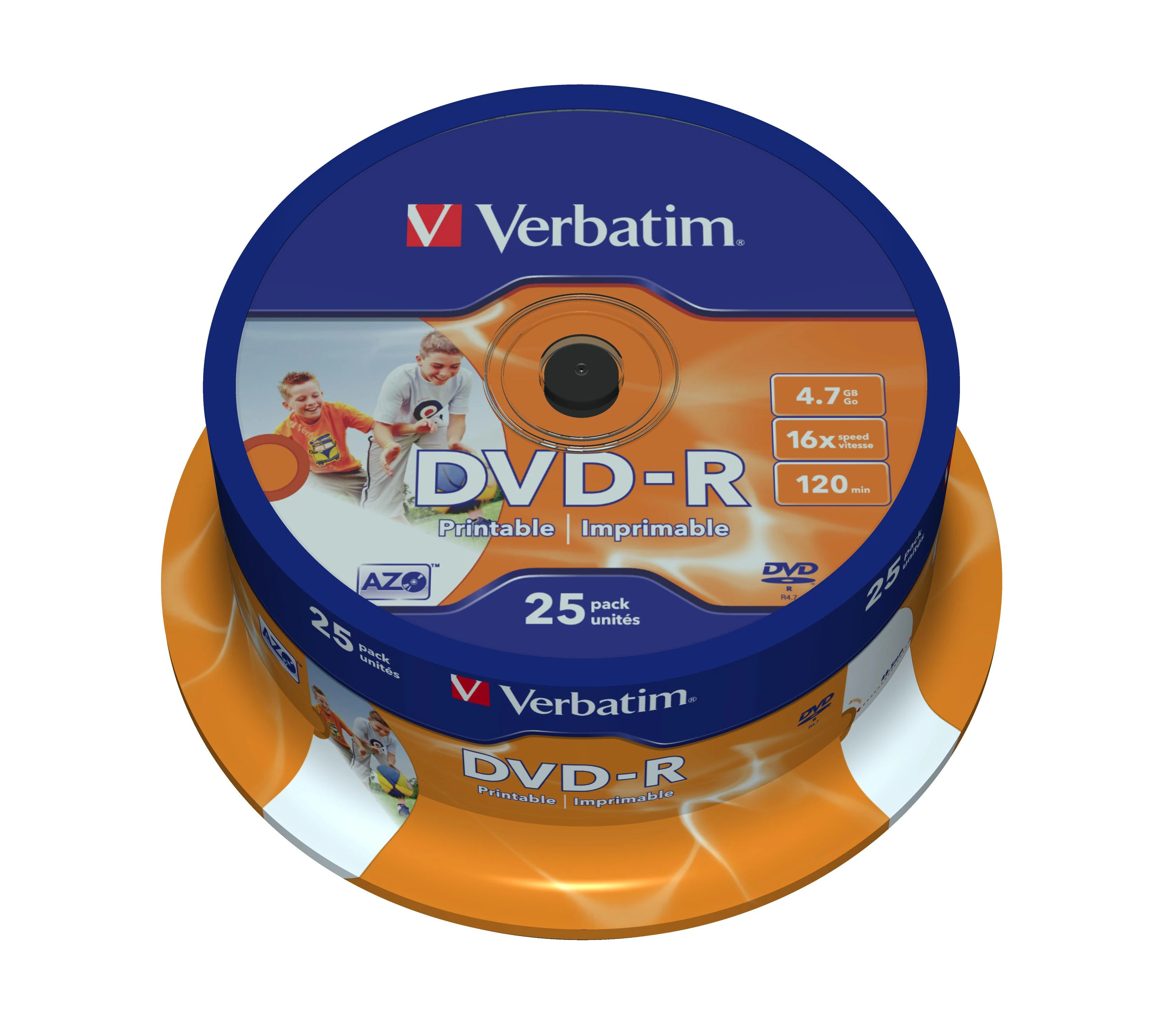 Verbatim DVD-R diskų sudedama pakuotė 25 vnt