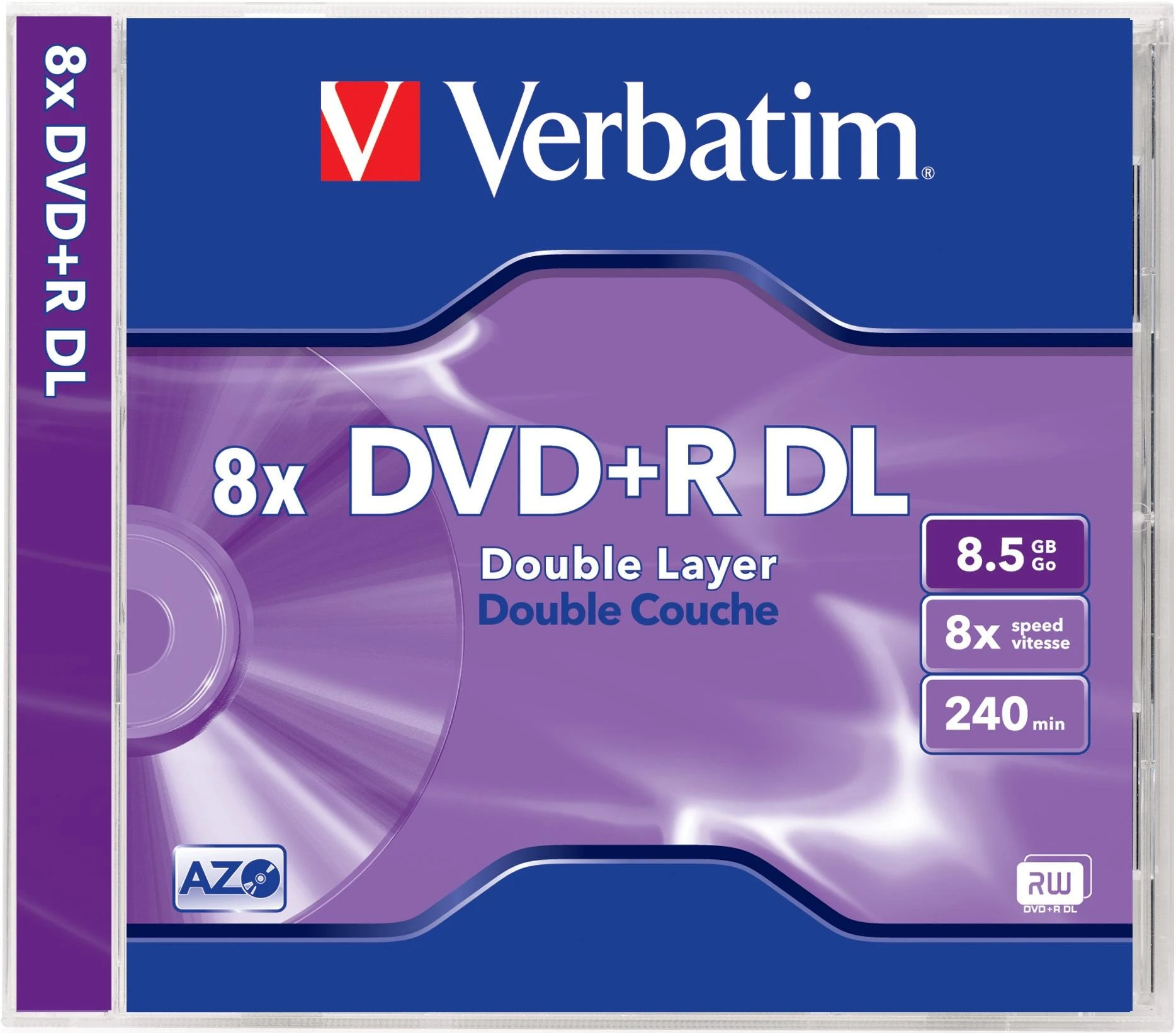 Verbatim DVD+R DL 8.5 GB laikmenos pakuotė