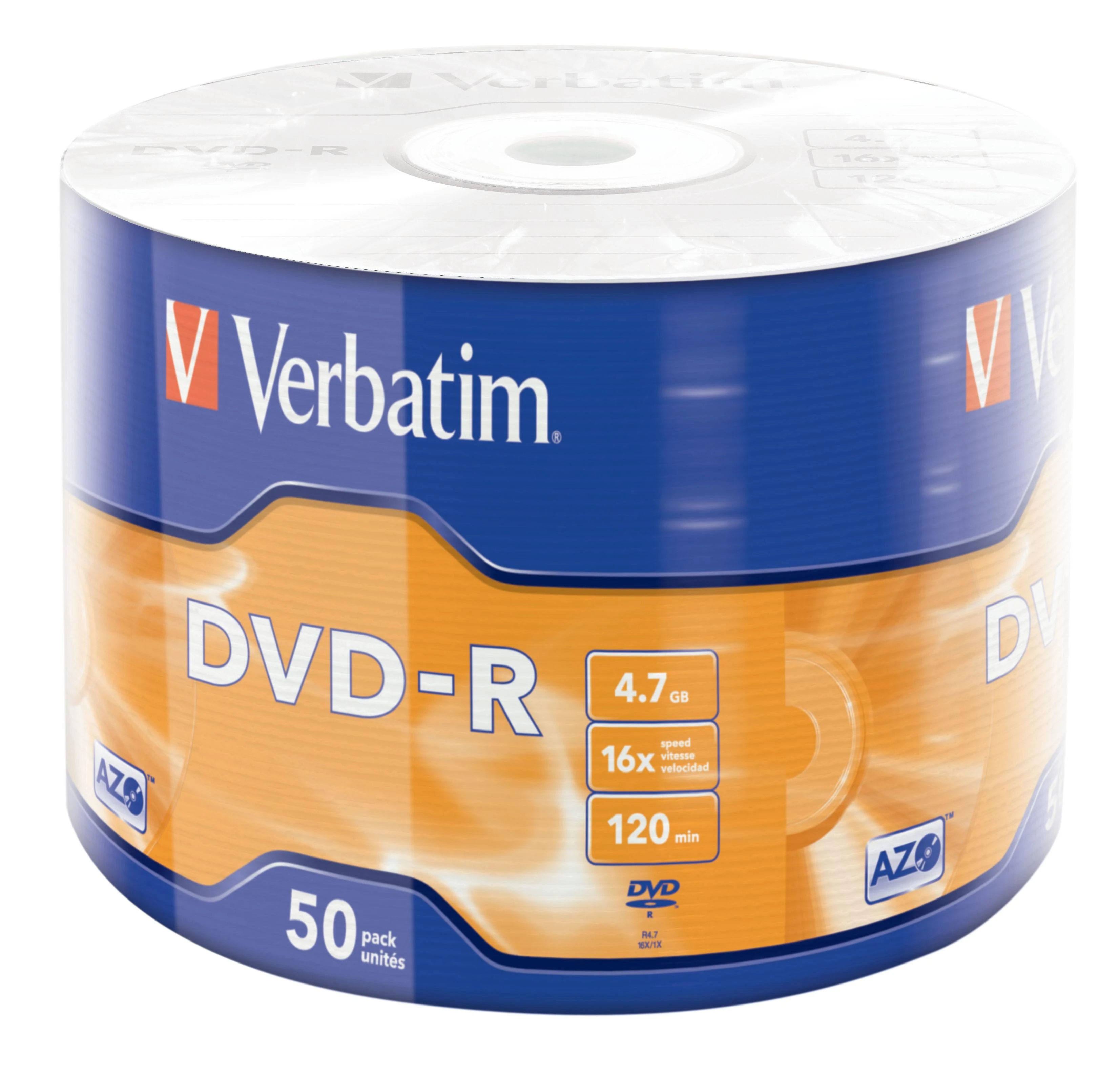 Verbatim 43788 neįrašytas DVD diskas 4,7 GB DVD-R 50 vnt