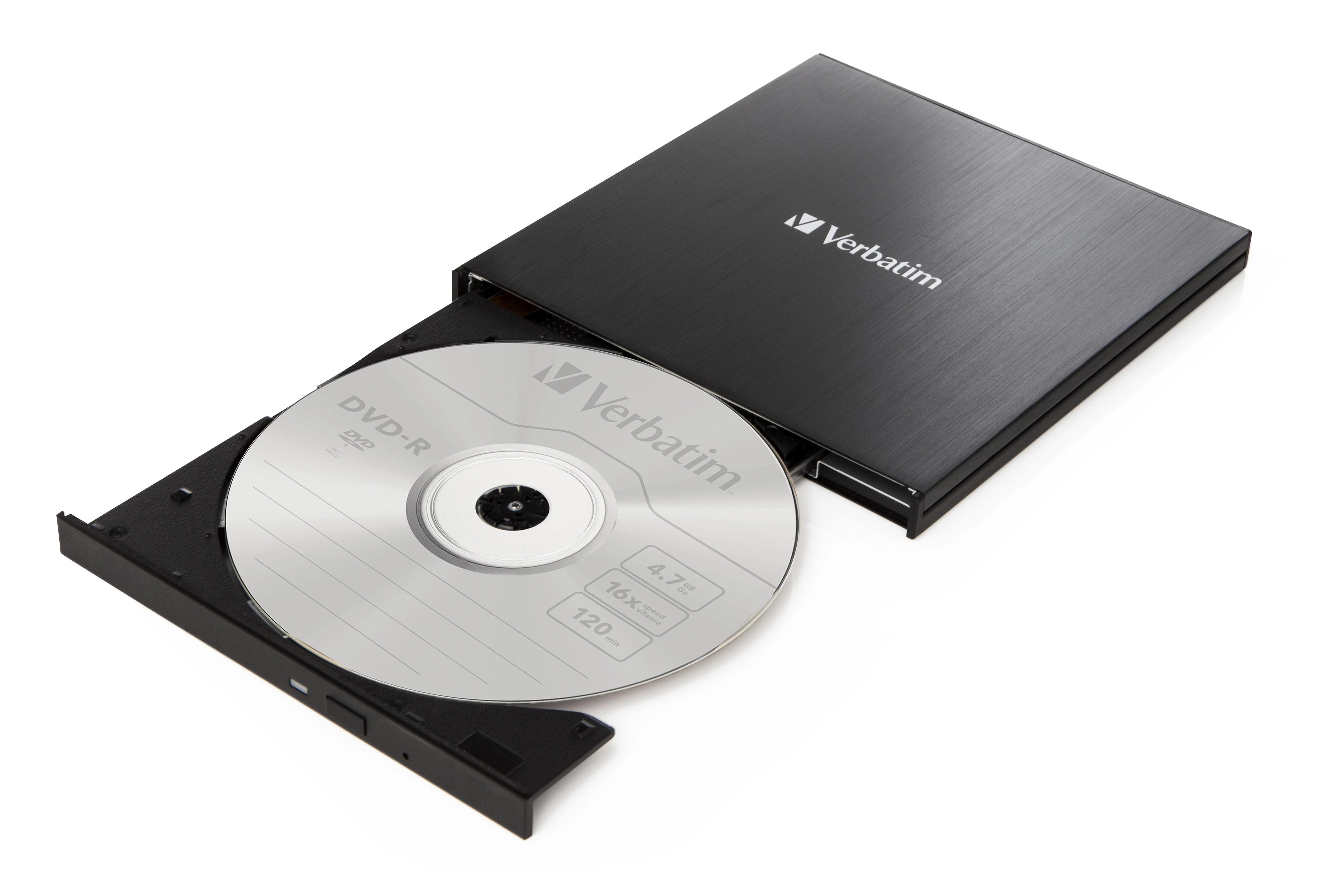 Verbatim 43886 optinių diskų įrenginys Juoda DVD±RW