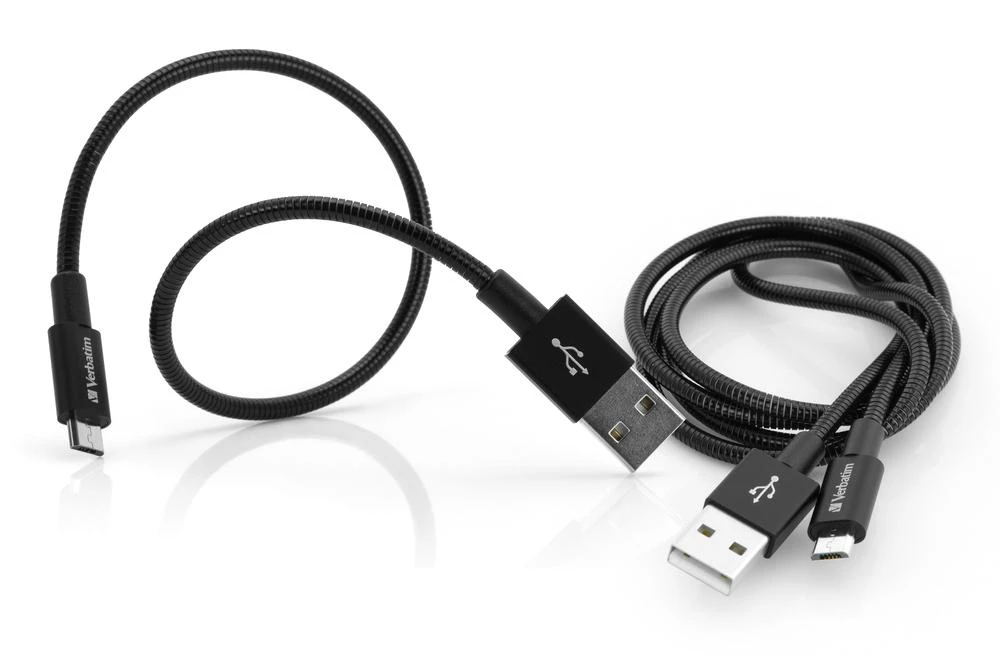 Verbatim 48875 USB kabelis 1 m 3.2 Gen 1 (3.1 Gen 1) Micro-USB A USB A Juoda
