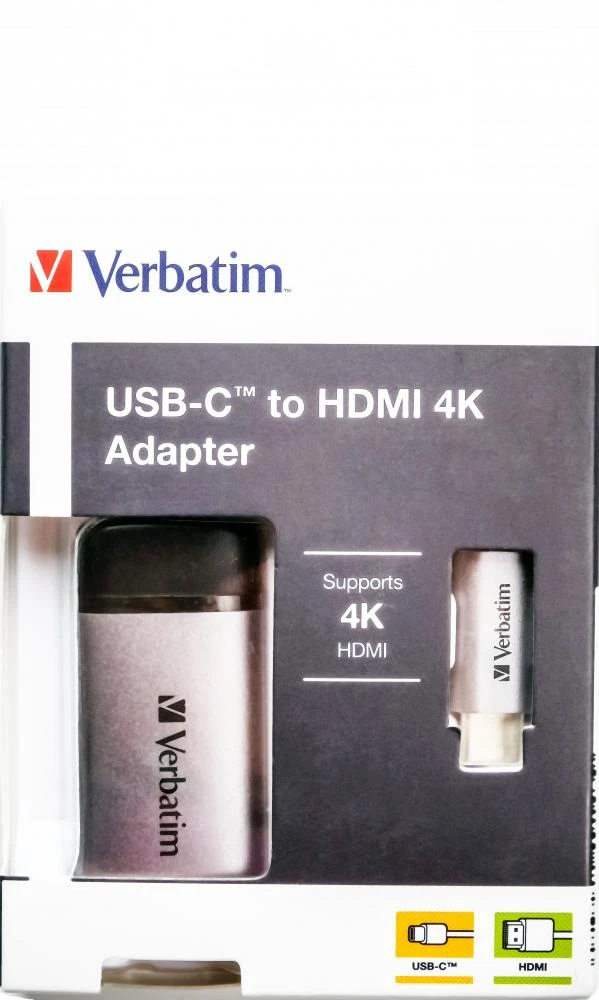 Verbatim USB-C į HDMI 4K adapteris pakuotėje