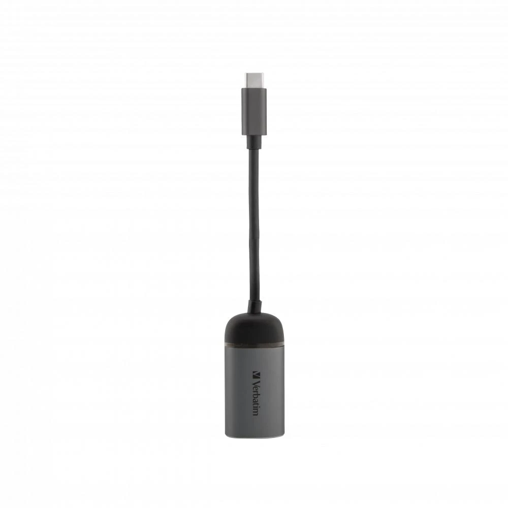 Verbatim 49146 sąsajos šakotuvas USB 3.2 Gen 1 (3.1 Gen 1) Type-C 1000 Mbit/ai Juoda, Sidabras