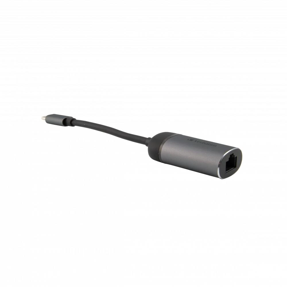 Verbatim 49146 sąsajos šakotuvas USB 3.2 Gen 1 (3.1 Gen 1) Type-C 1000 Mbit/ai Juoda, Sidabras
