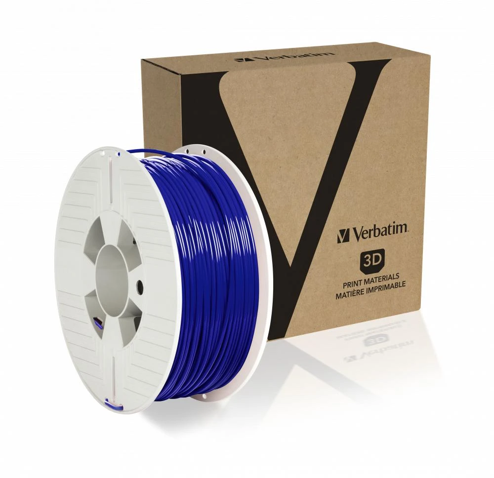 Verbatim mėlynas PETG siūlas 1kg ritėje su dėže