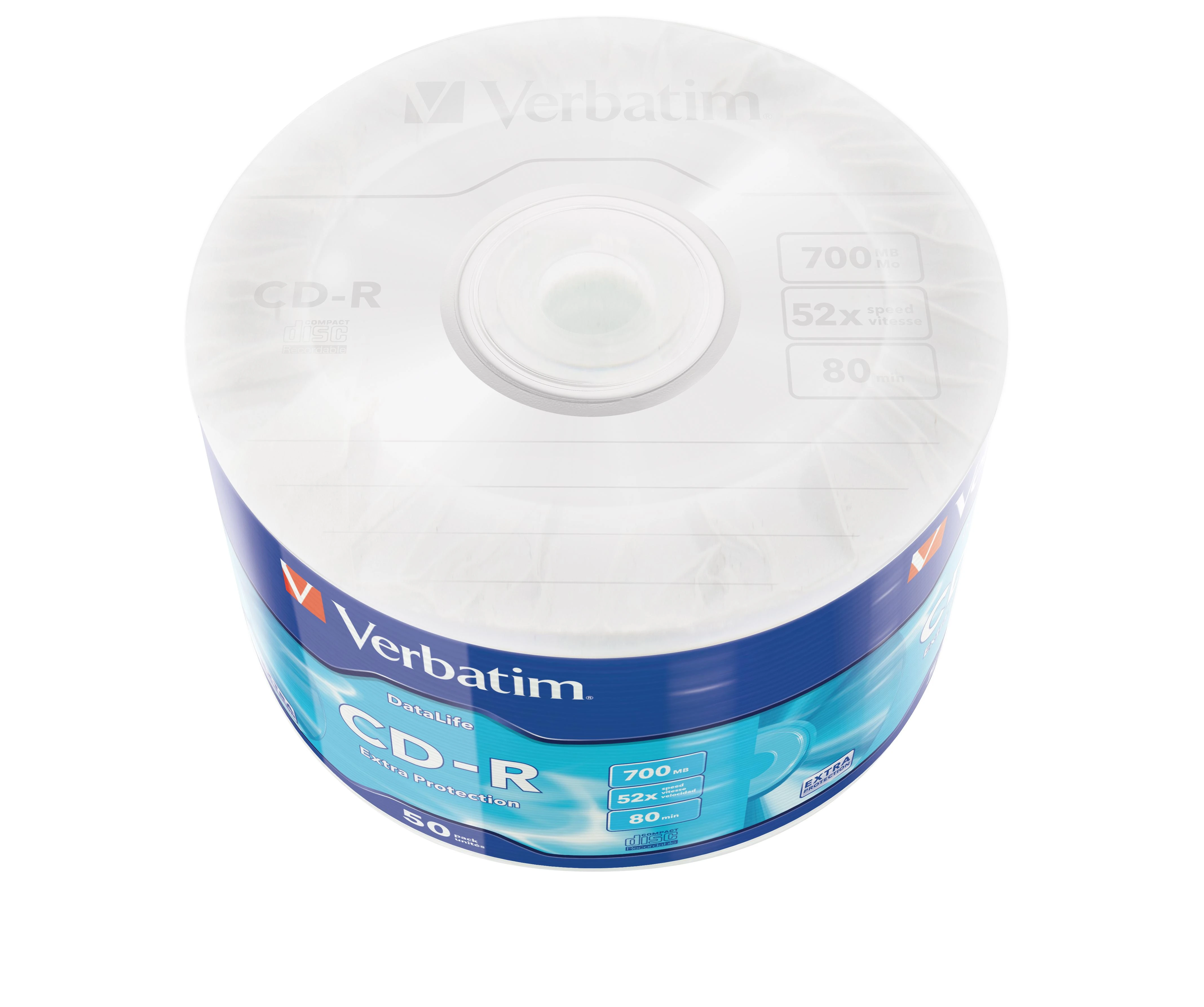 Verbatim CD-R papildoma apsauga 700 MB 50 vnt