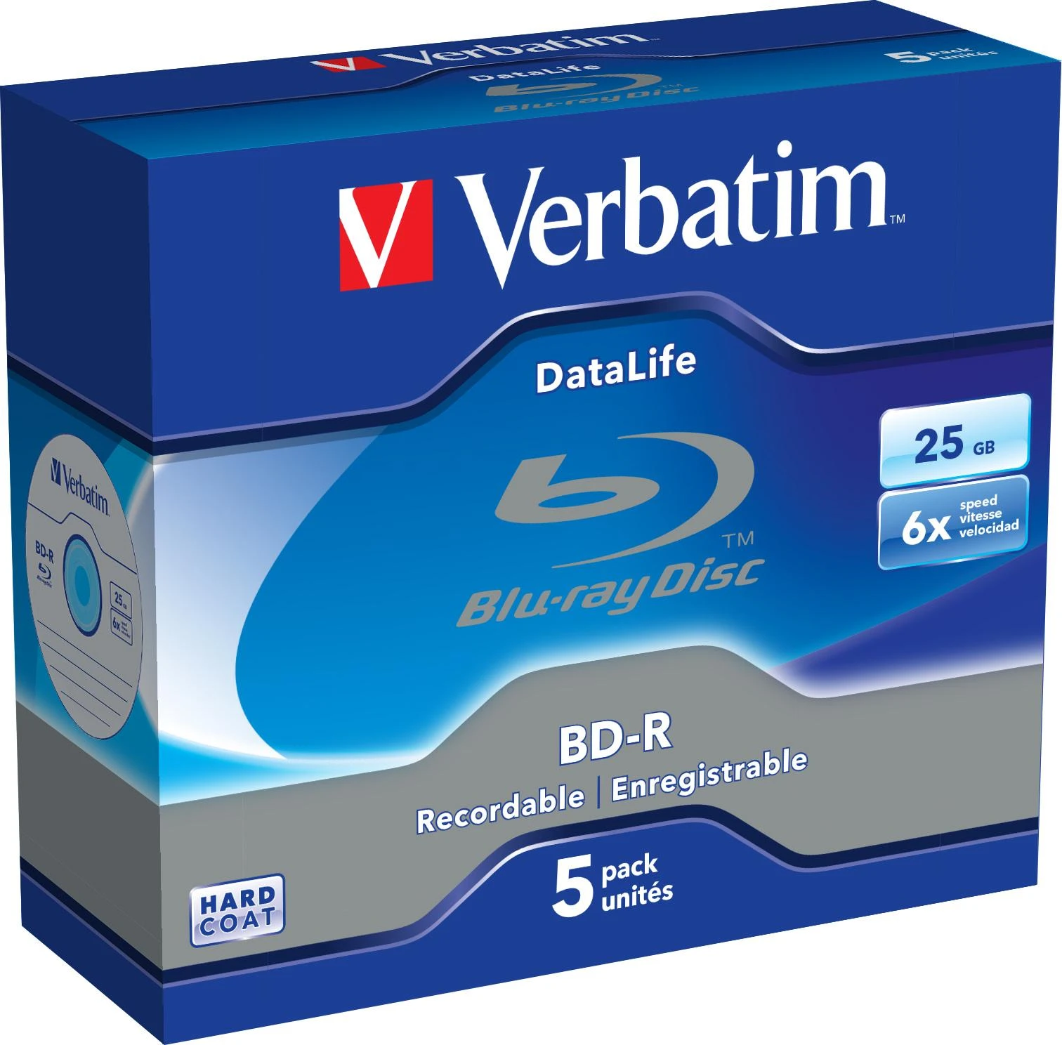 Verbatim DataLife 6x BD-R 25 GB 5 vnt