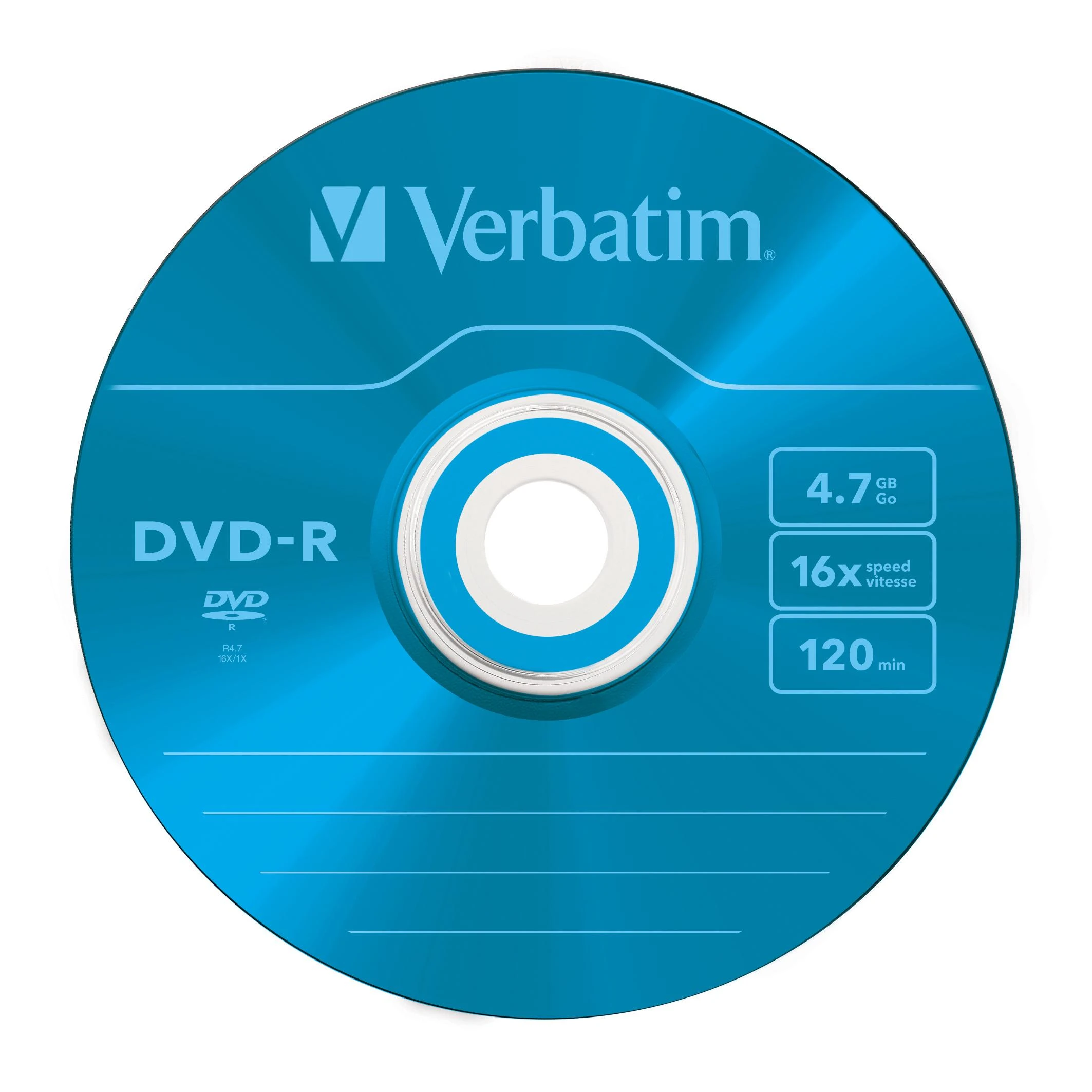 Verbatim DVD-R 4.7GB 16x 120min žydras diskas