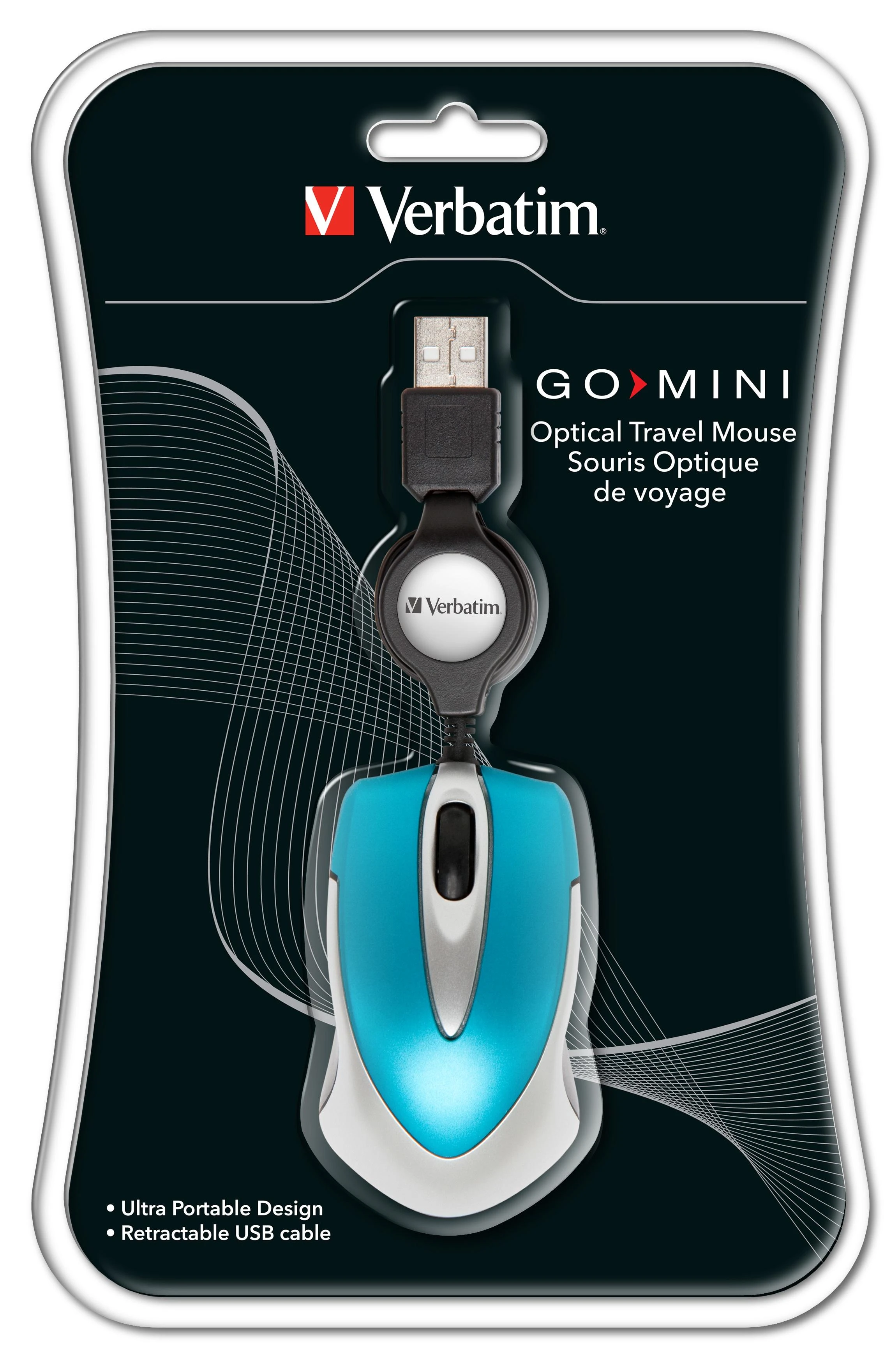 Verbatim Go Mini kompiuterinė pelė USB A tipo Optinis 1000 DPI Abiems rankoms