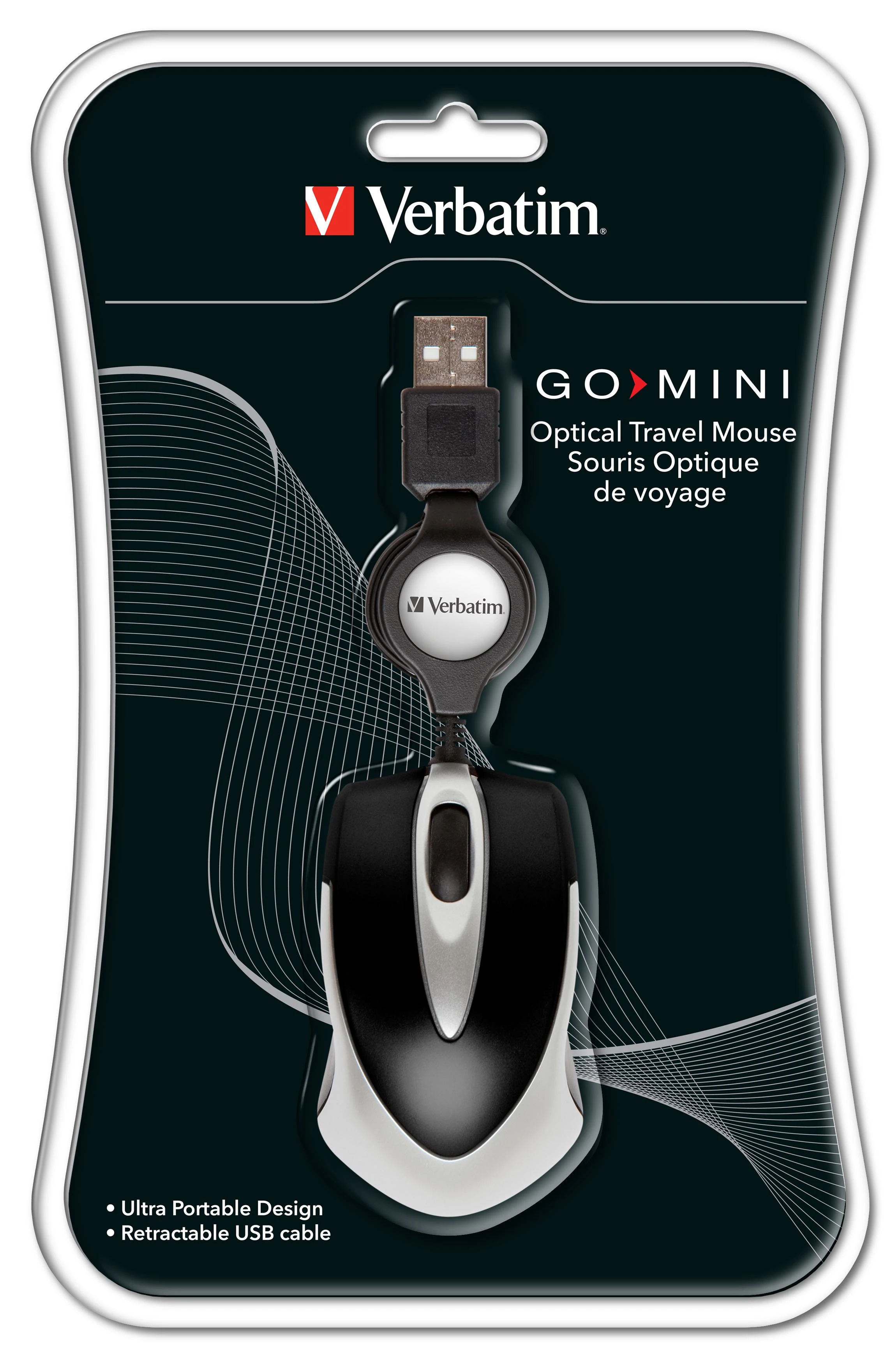 Verbatim Go Mini kompiuterinė pelė USB A tipo Optinis 1000 DPI Abiems rankoms