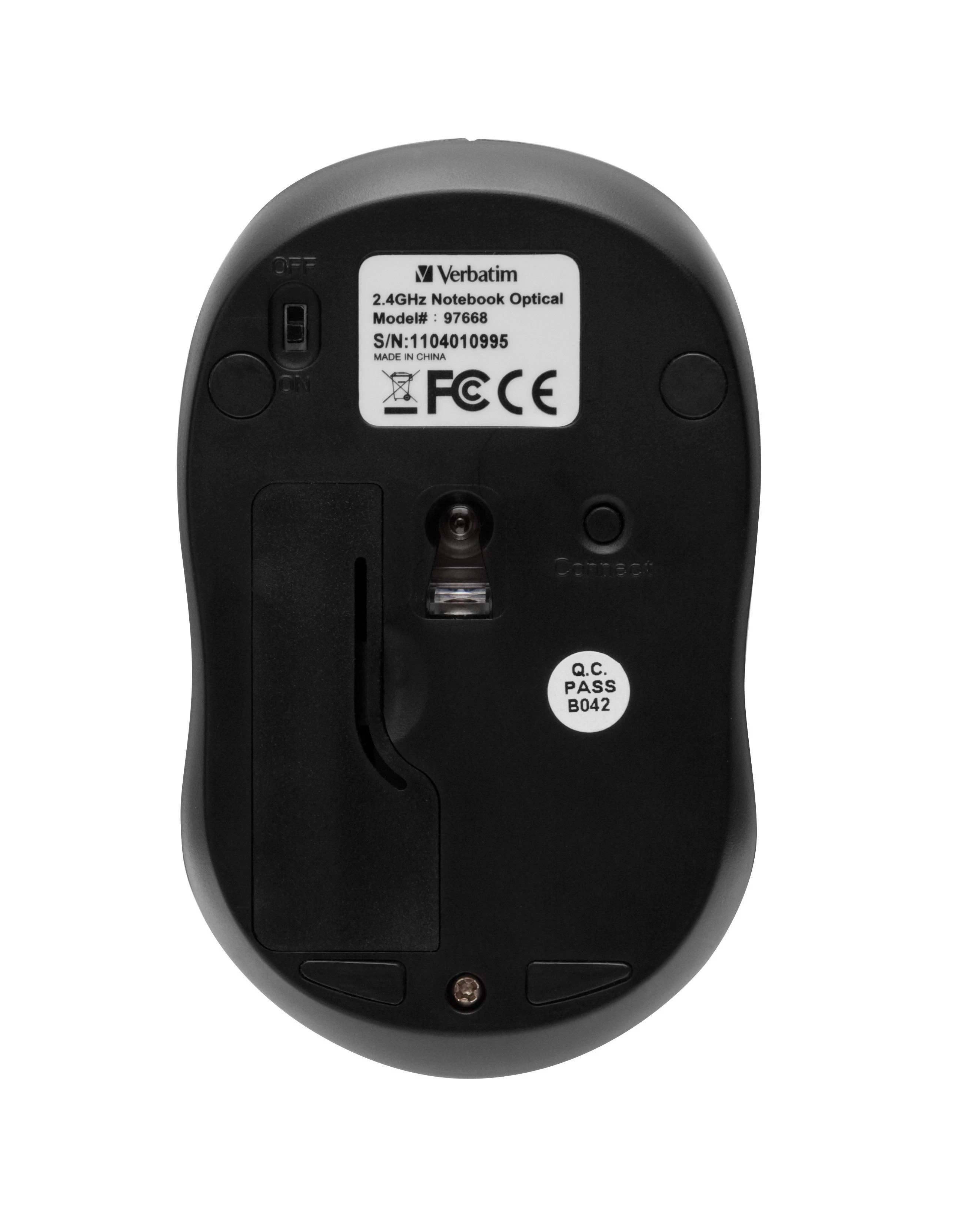 Kompiuterinė pelė Verbatim Go Nano Wireless Mouse Hot Pink/ belaidė