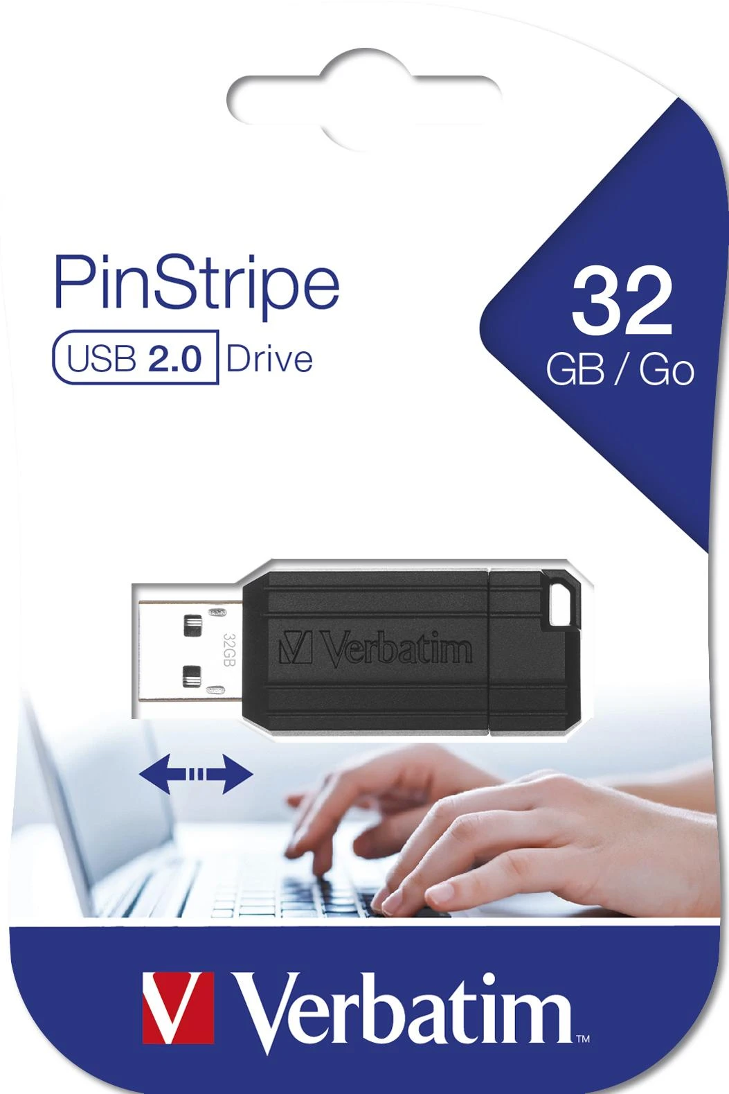 Laikmena Verbatim 49064 32GB PinStripe Store'n'Go