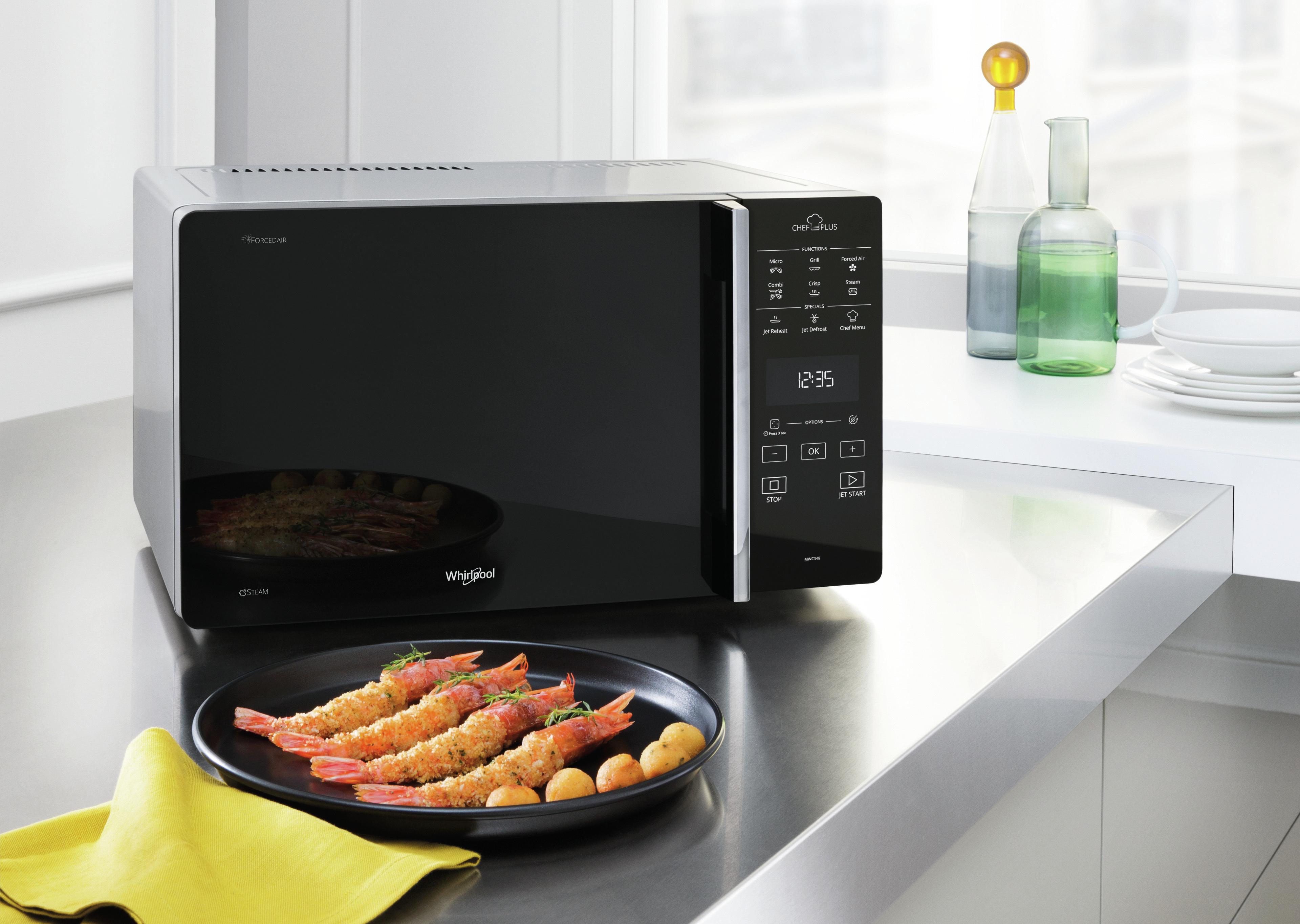 Mikrobangų krosnelė orkaitė Whirlpool MCP349SL | Varle.lt