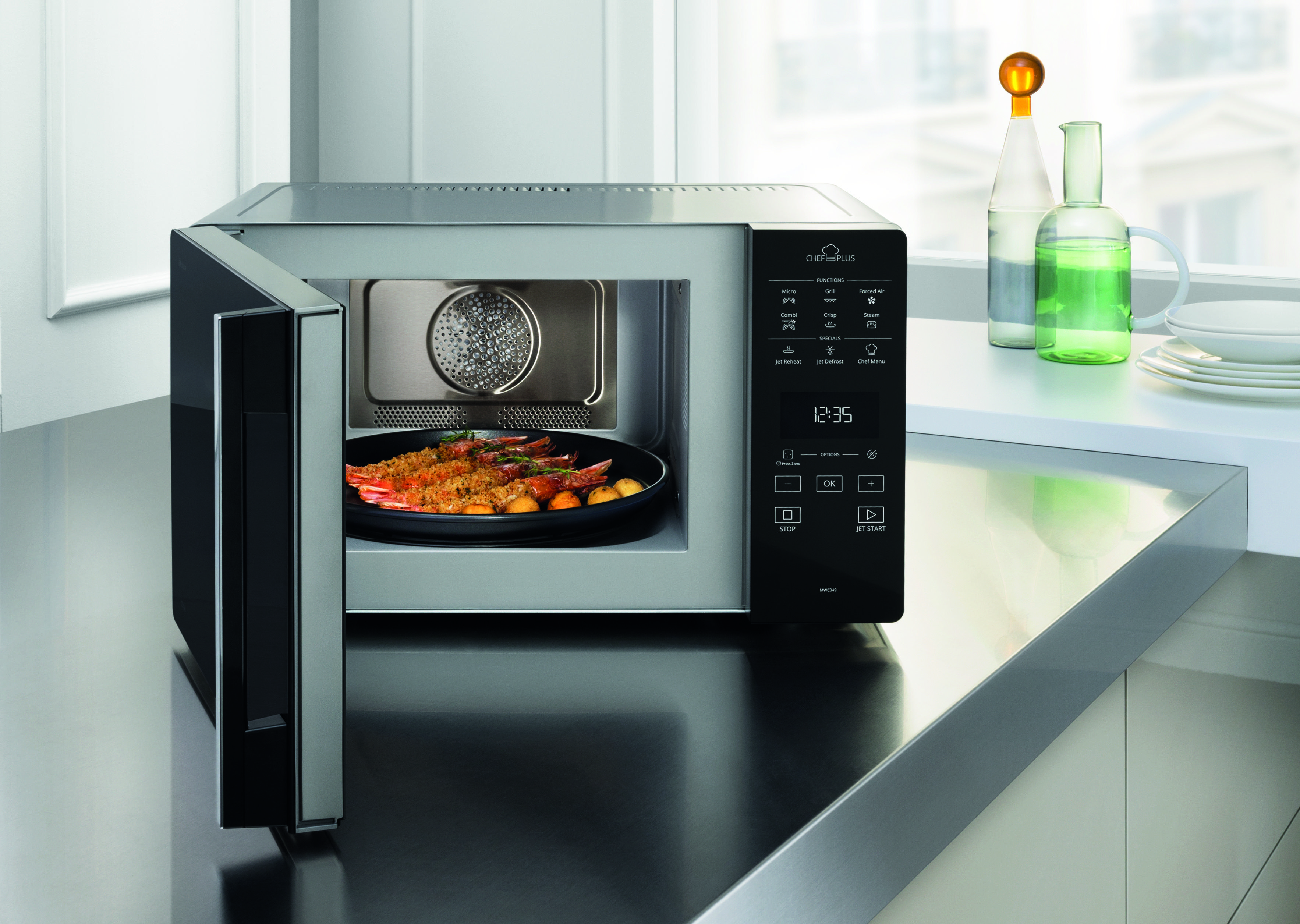Mikrobangų krosnelė orkaitė Whirlpool MCP349SL | Varle.lt