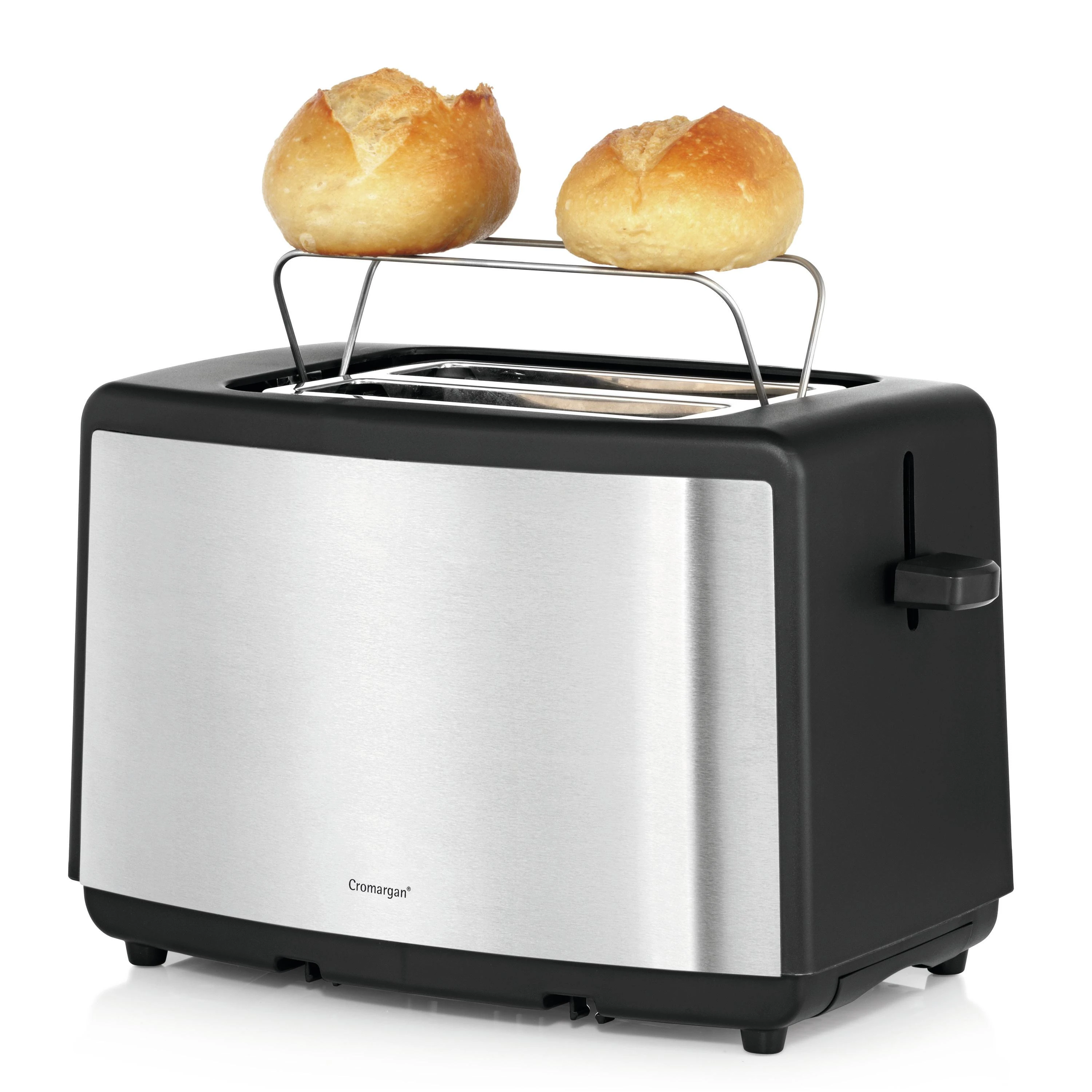 Skrudintuvas WMF BUENO Toaster WMF WMF BUENO Sidabrinis/ juodas, Nerūdijantis plienas, 800 W, Number of slots 2, Number of power levels 7