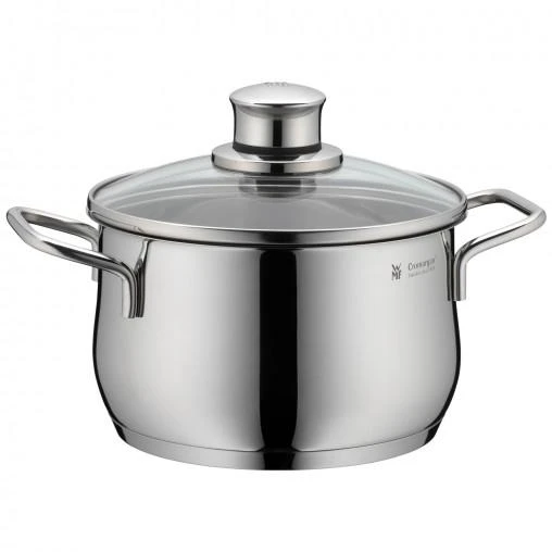Puodų rinkinys, 4pc, WMF 07.3004.9990 4, Nerūdijantis plienas, Indaplovė proof, Lid included