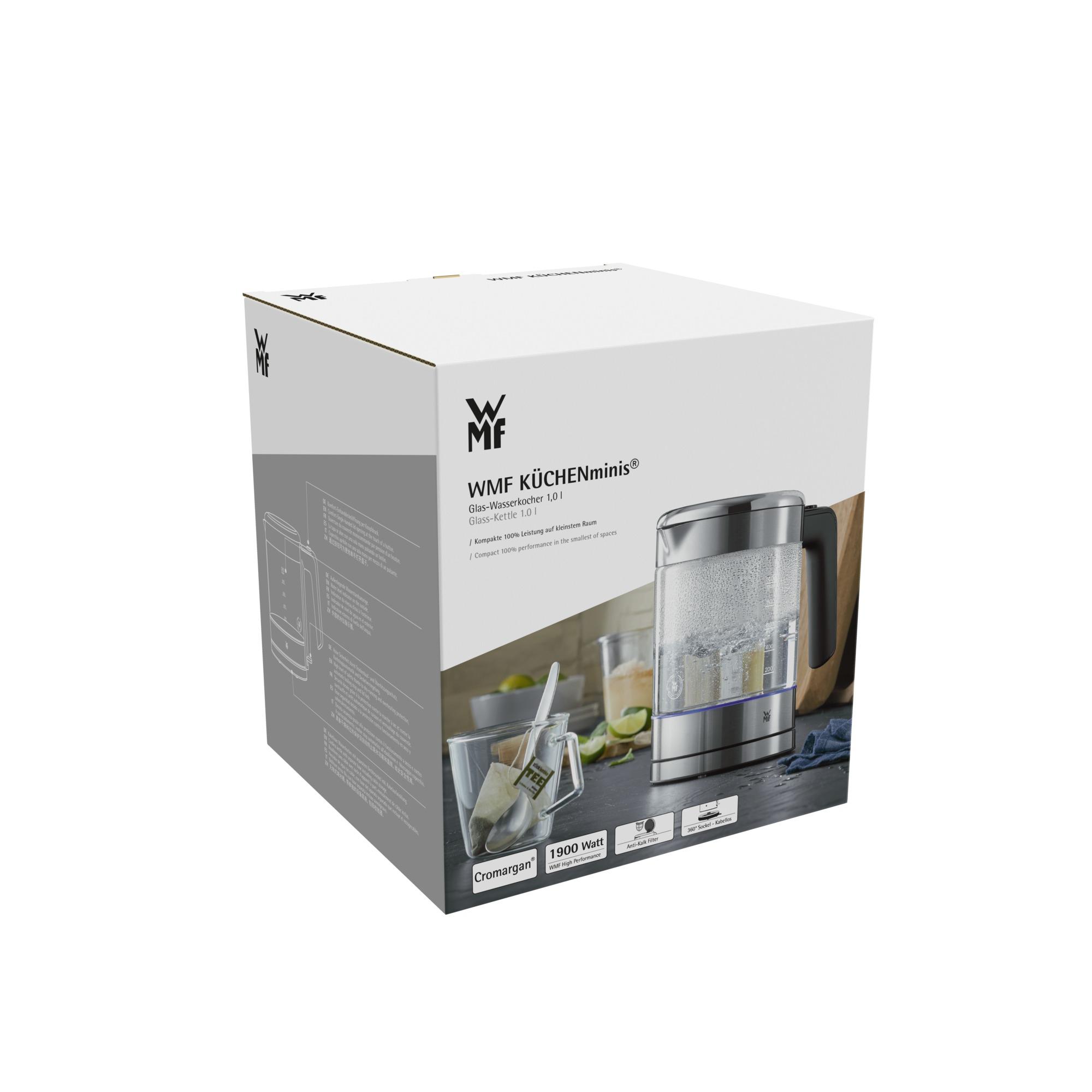 WMF KITCHENminis 04.1319.0011 elektrinis virdulys 1 L Nerūdijančiojo plieno 1900 W