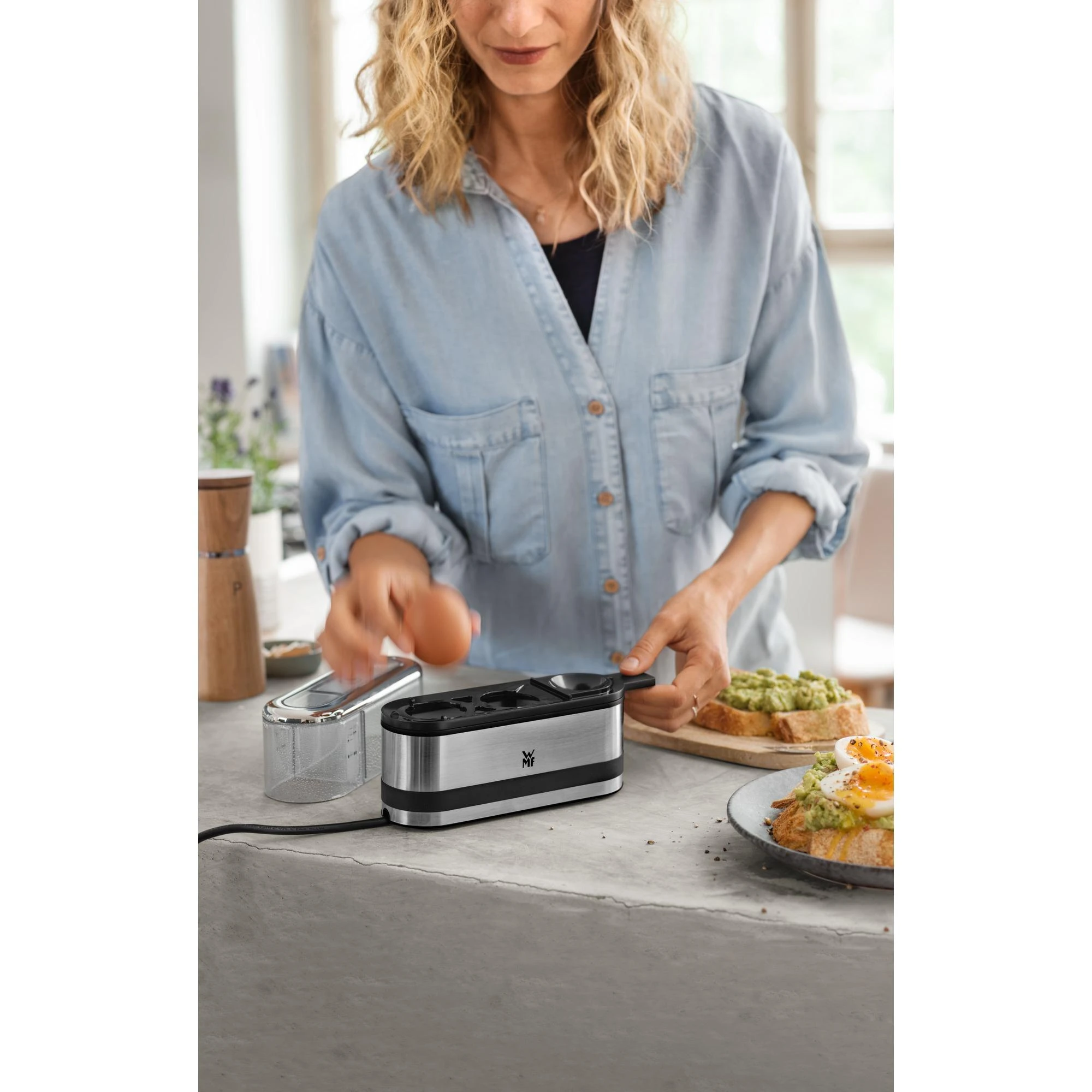 WMF 415020011 KITCHENminis kiaušinių virimo aparatas