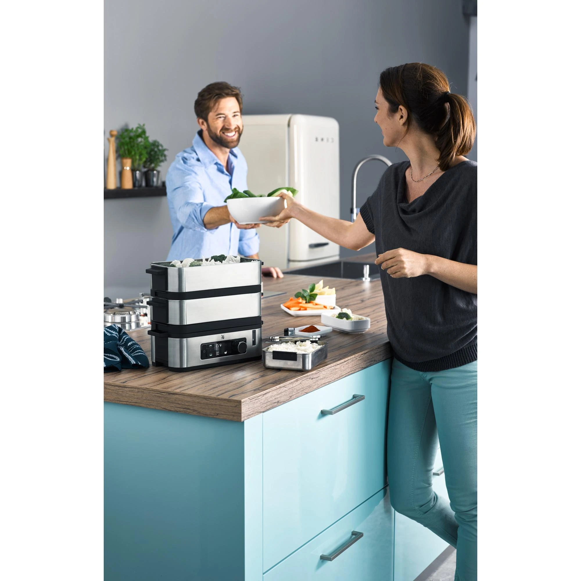 WMF 415090011 KITCHENminis garų puodas
