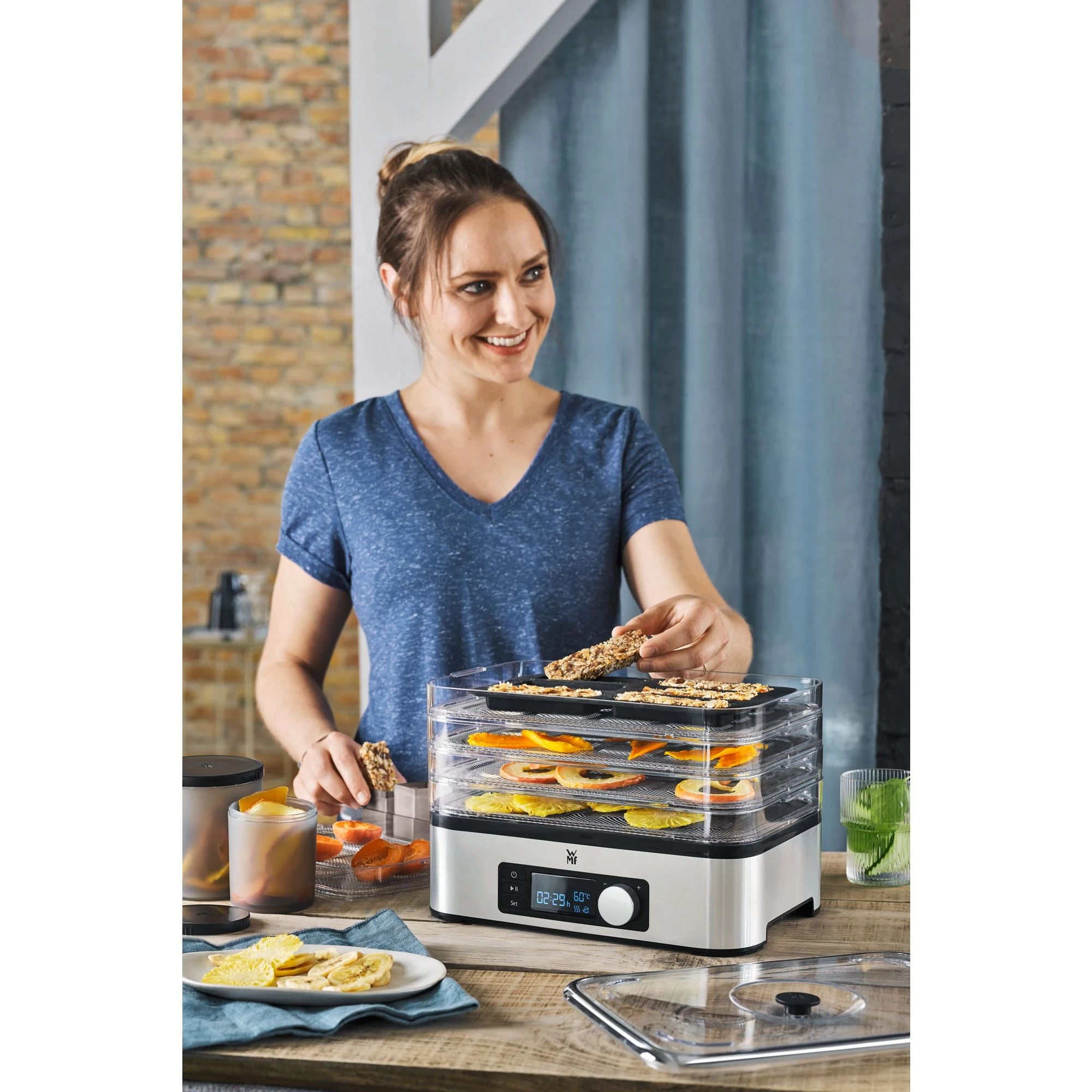 Džiovintuvas WMF KITCHENminis Automatinė Džiovintuvas Užkandžiai išsinešimui