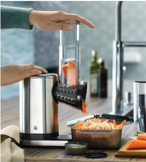 WMF KITCHENminis Salad chopper Salat-to-go Juodas/ stainless steel, 150 W, Greičių skaičius 2,