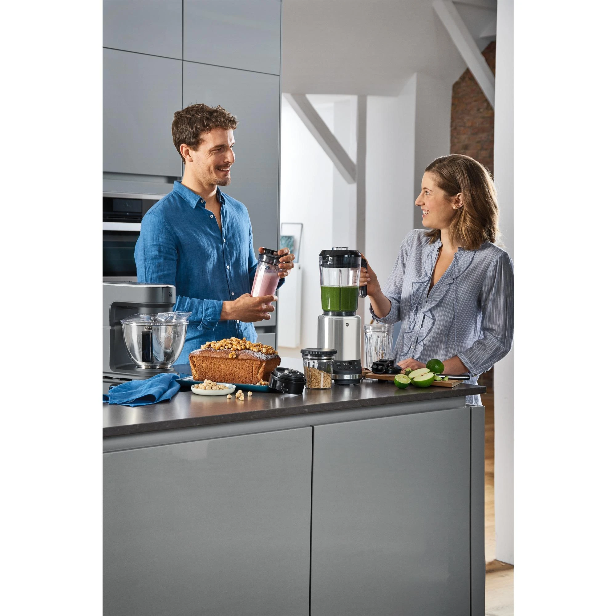 WMF Kult Pro 04.1653.0011 trintuvas 1,2 L Pastatomas trintuvas Nerūdijančiojo plieno 1200 W
