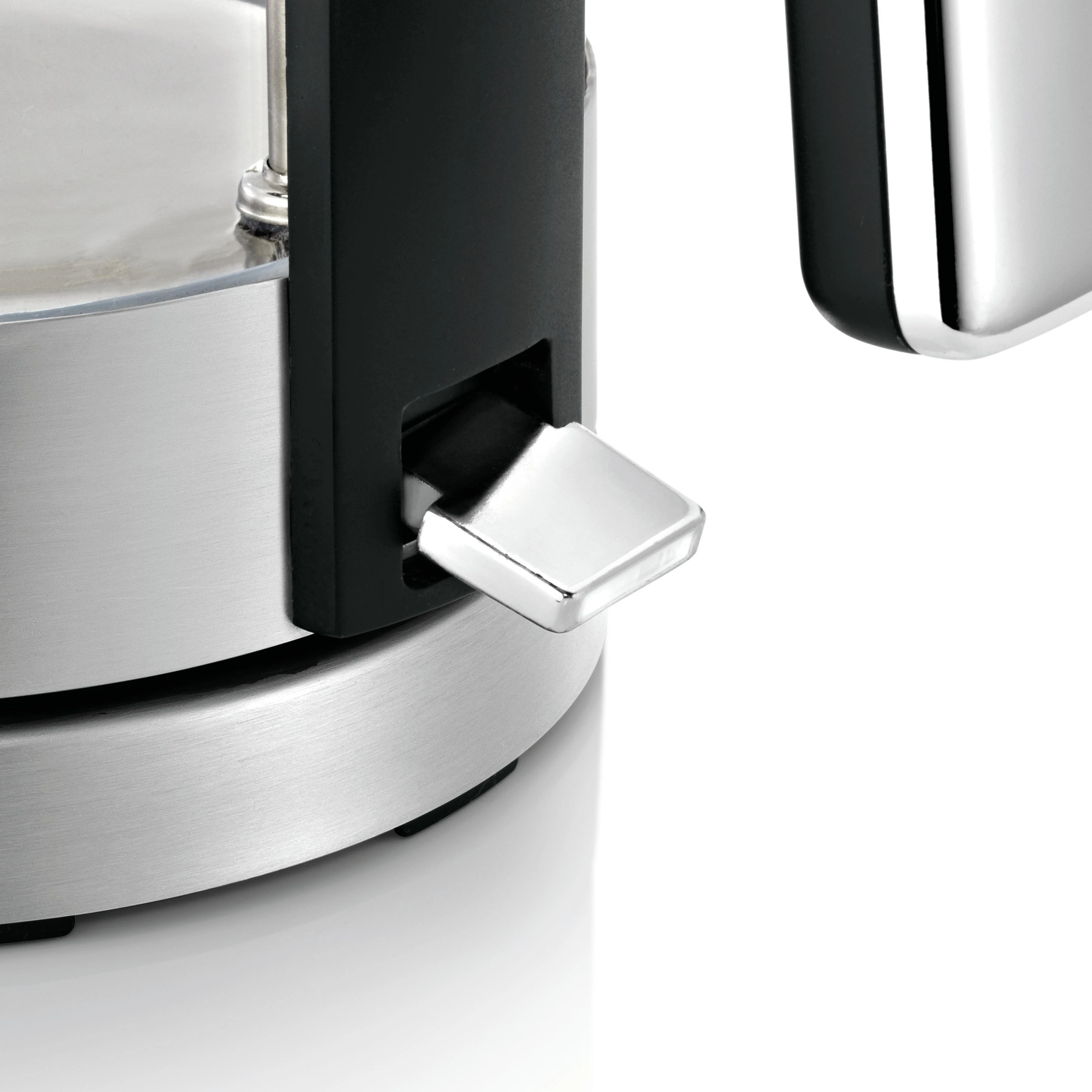 WMF 413150011 LONO Standard virdulys, Glass, Nerūdijantis plienas/Juodas, 3000 W, 360° rotational base, 1.7 L