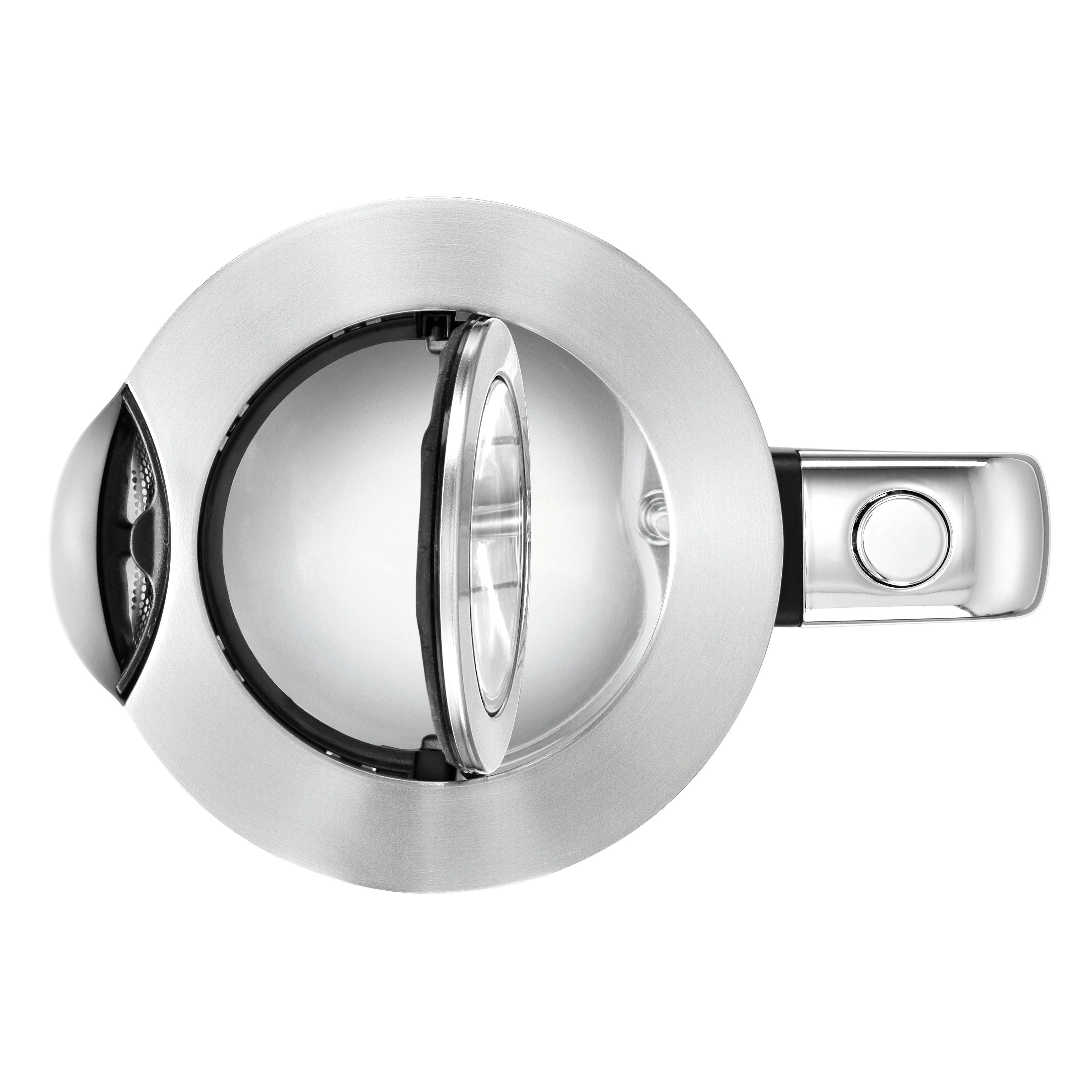 WMF 413150011 LONO Standard virdulys, Glass, Nerūdijantis plienas/Juodas, 3000 W, 360° rotational base, 1.7 L