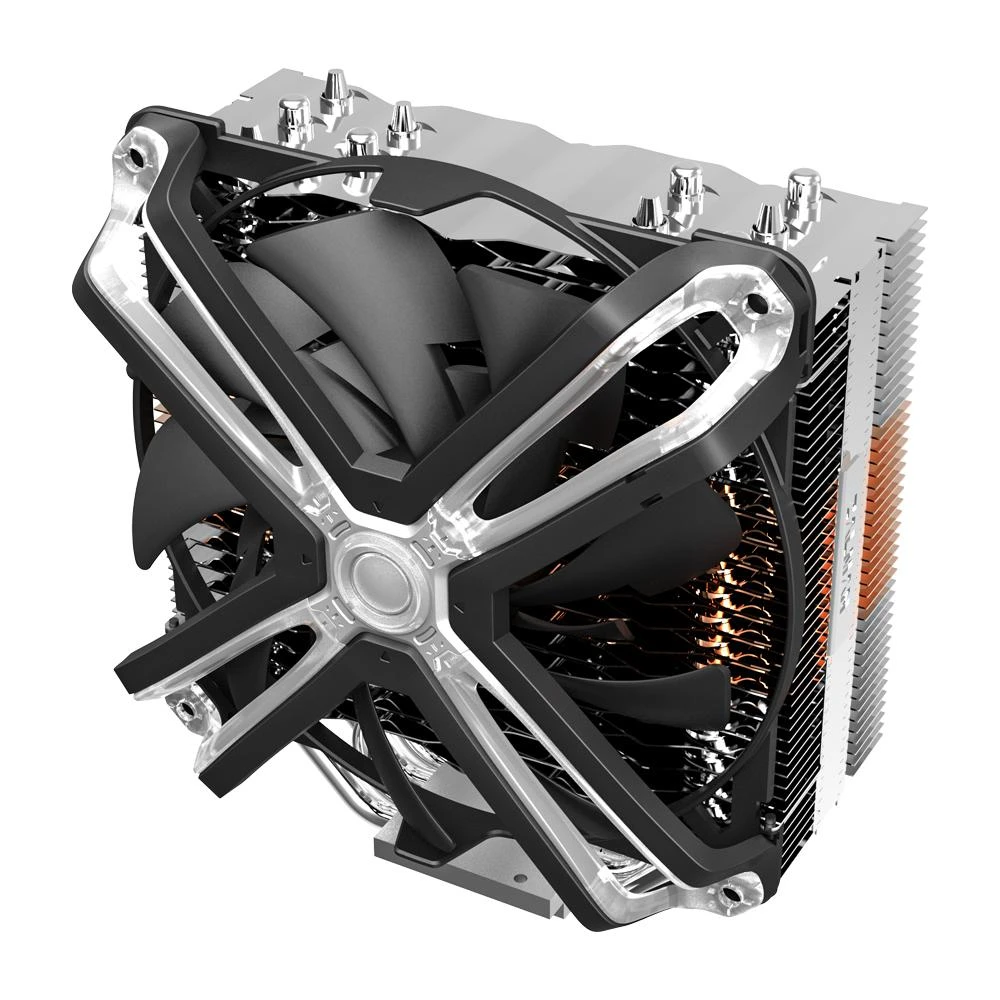 Zalman CNPS17X kompiuterio aušinimo komponentas Procesorius Aušintuvas 14 cm Juoda, Pilka
