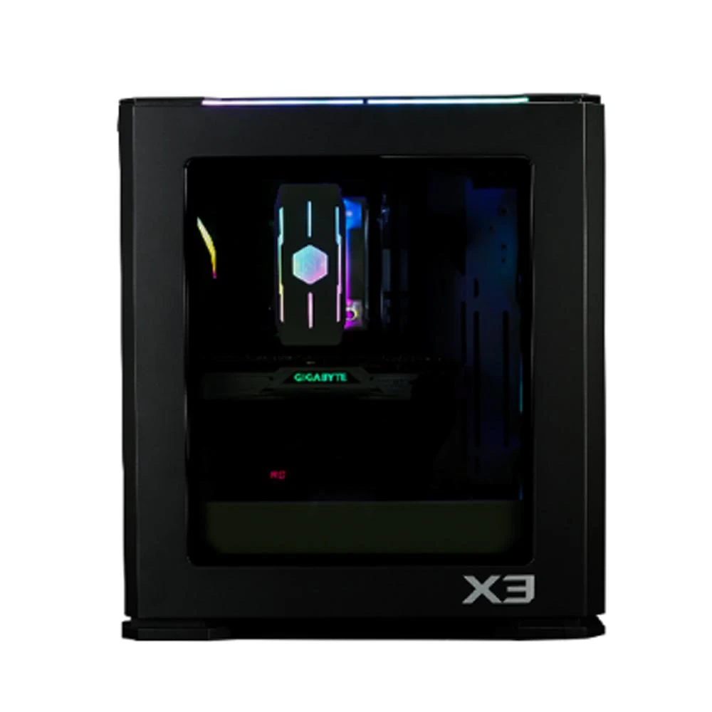ZALMAN X3 juodas Zalman Chasis X3 juodas Tempered glass.4 X RGB LED FANS.2 x RGB LED bars on top