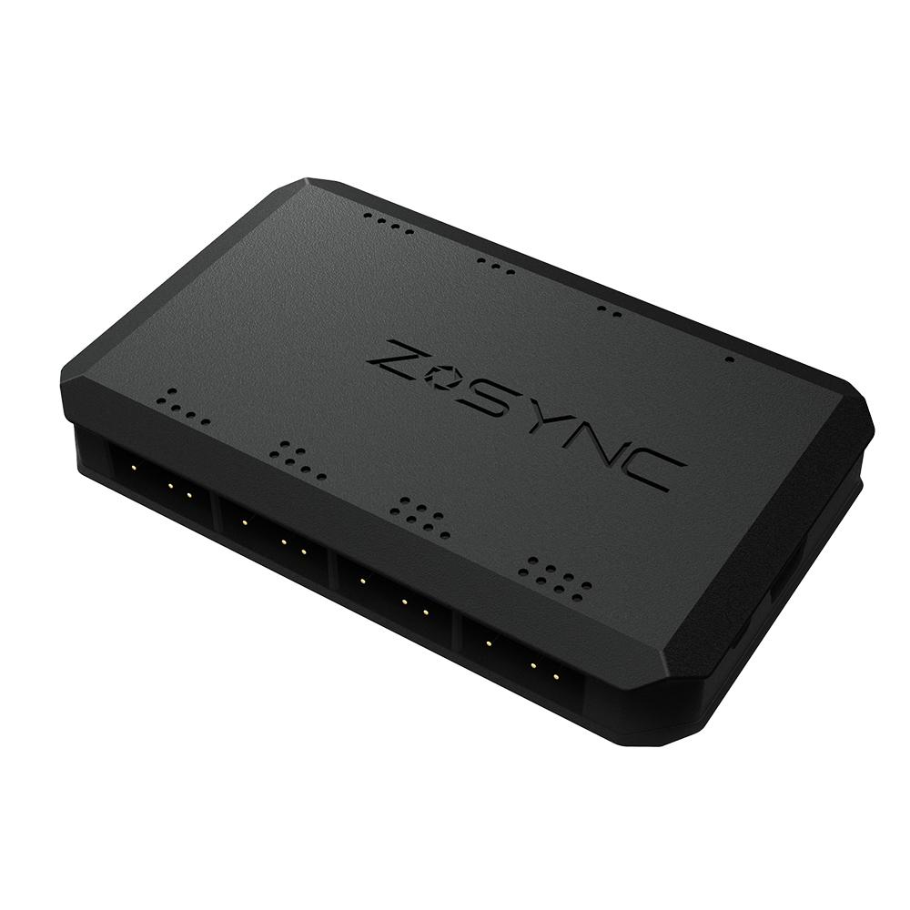 Zalman ZM-LF120A3 kompiuterio aušinimo komponentas Kompiuterio korpusui Ventiliatorius 12 cm Juoda, Balta