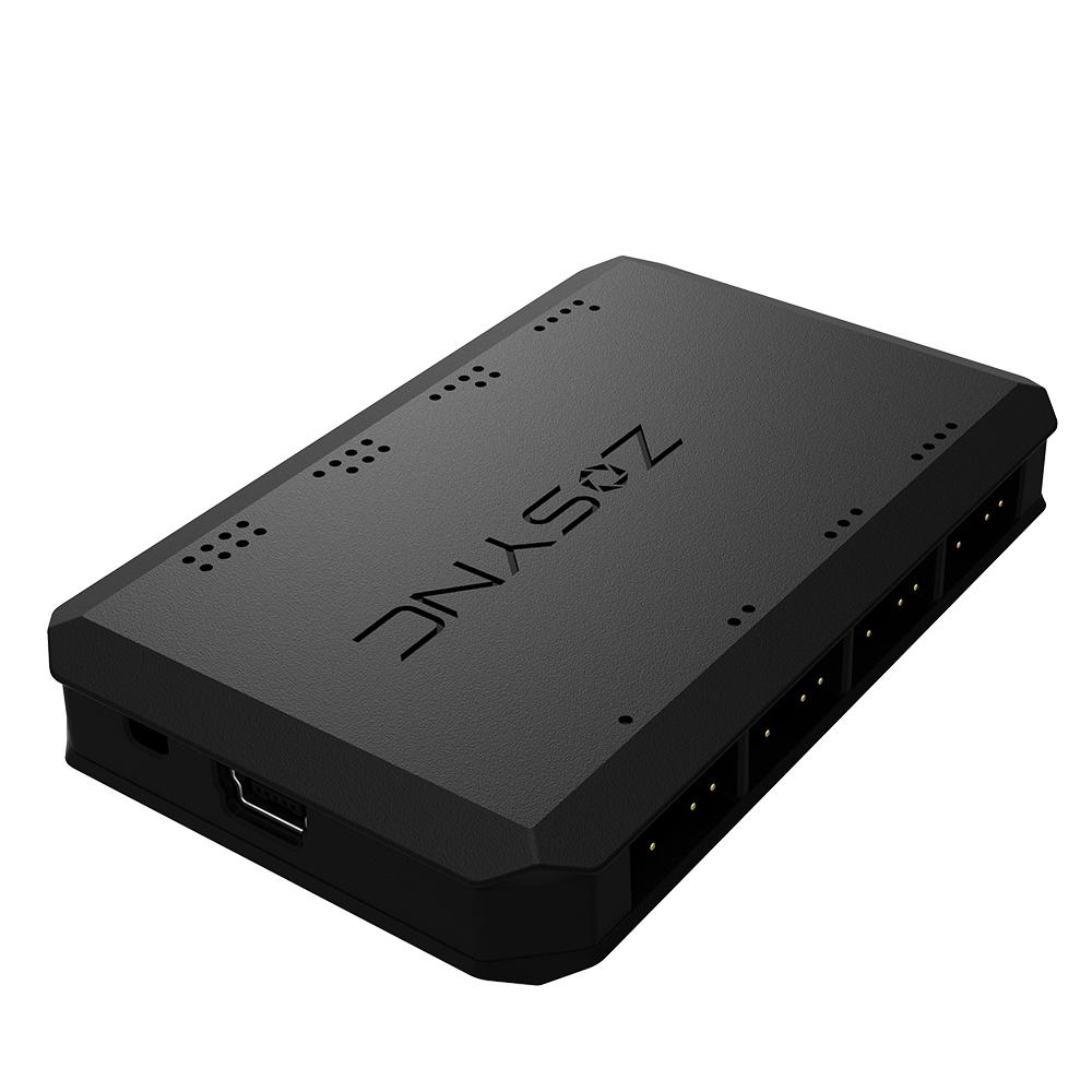 Zalman ZM-LF120A3 kompiuterio aušinimo komponentas Kompiuterio korpusui Ventiliatorius 12 cm Juoda, Balta