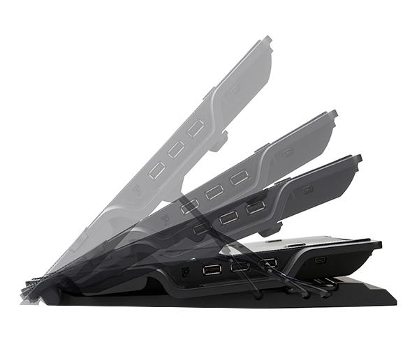 Zalman ZM-NS2000 aušinimo padėklas nešiojamam kompiuteriui 43,2 cm (17") Juoda