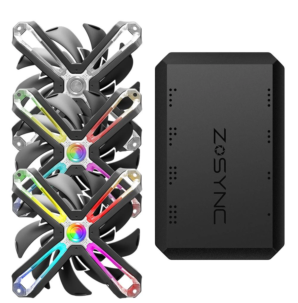 Zalman ZM-SF120A3 aušinimo ventiliatorių rinkinys su valdikliu