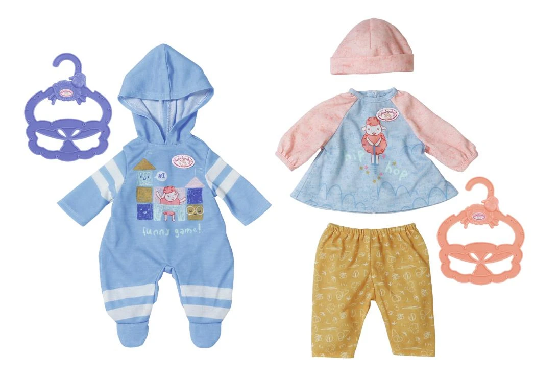 Zapf Baby Annabell Little DayOutfit 2ass36cm Lėlės drabužių rinkinys